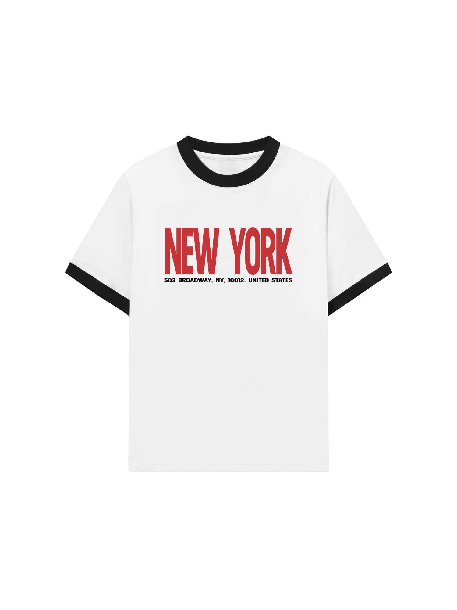 Áo Thun Ringer Relaxed Fit City New York