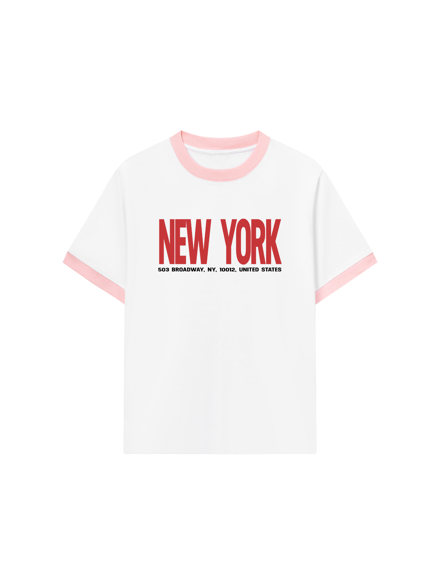 Áo Thun Ringer Relaxed Fit City New York