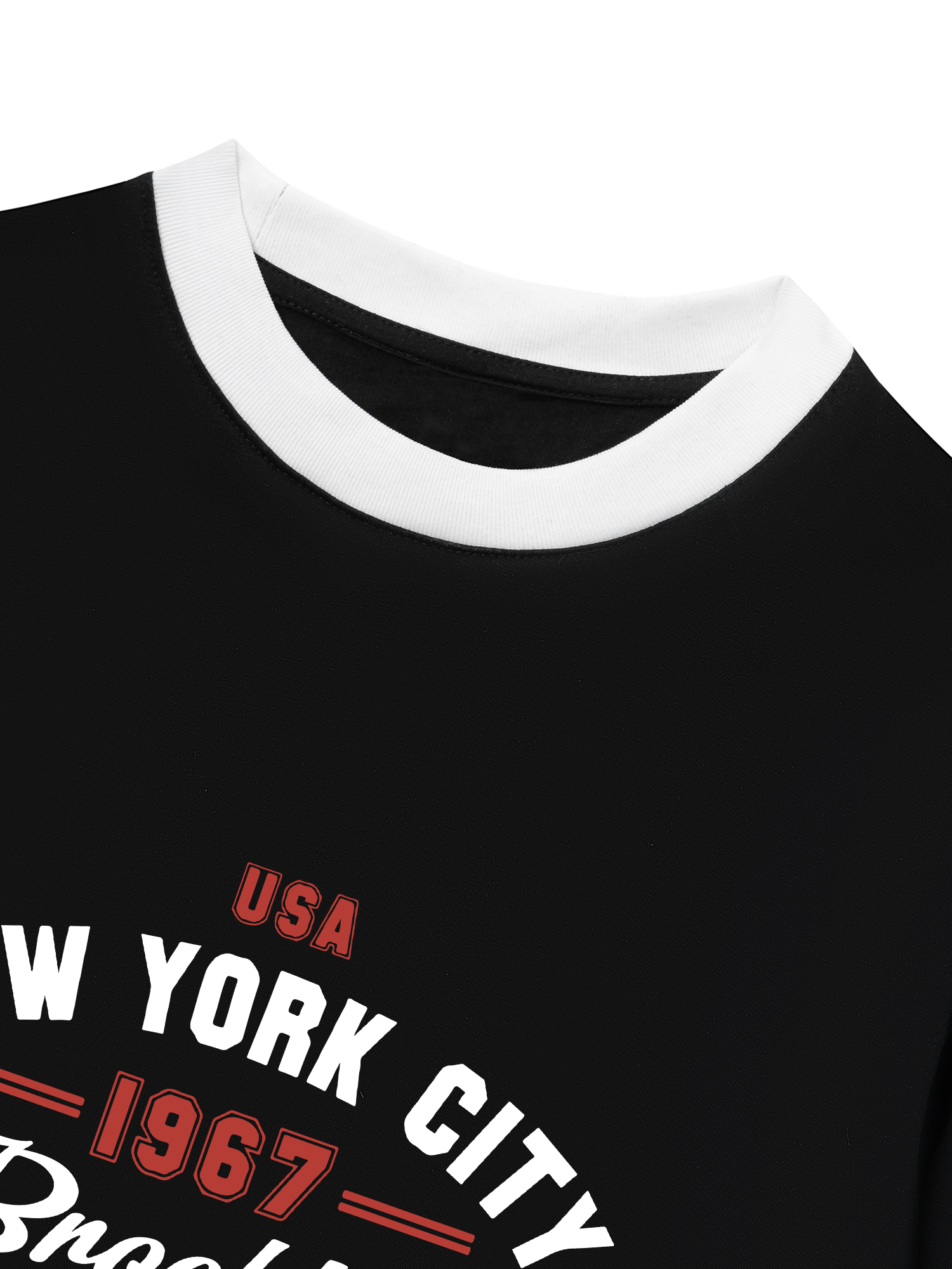 Áo Thun Ringer Relaxed Fit City USA New York City
