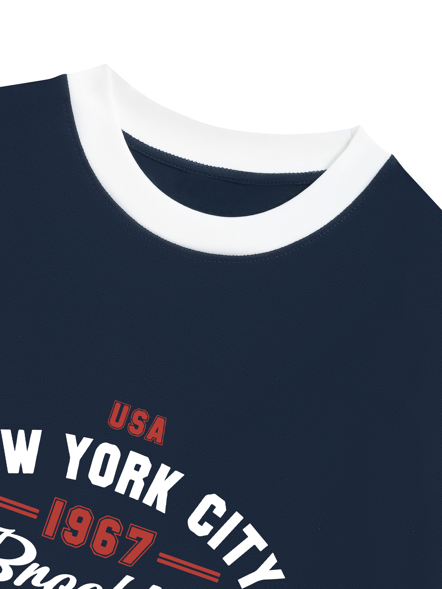 Áo Thun Ringer Relaxed Fit City USA New York City