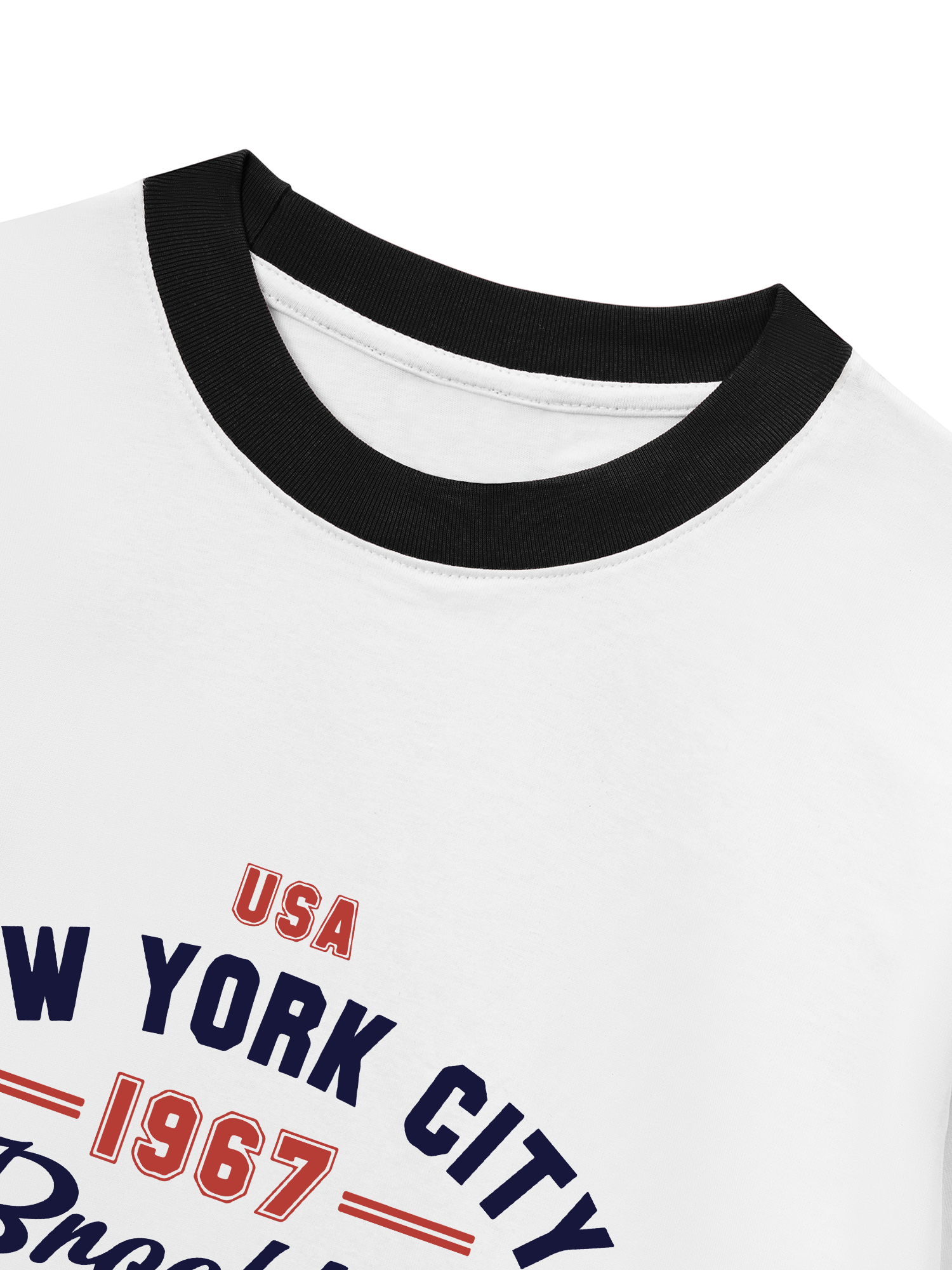 Áo Thun Ringer Relaxed Fit City USA New York City