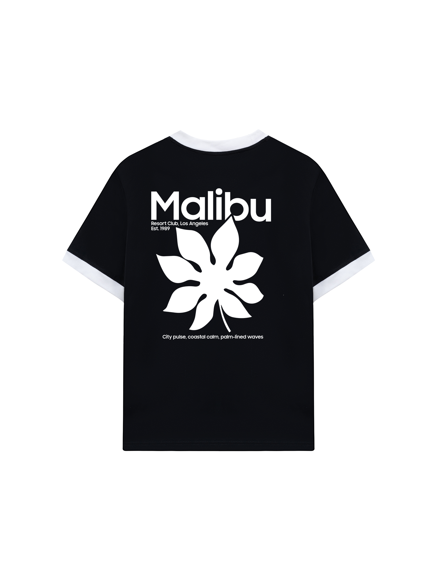 Áo Thun Ringer Relaxed Fit City Malibu