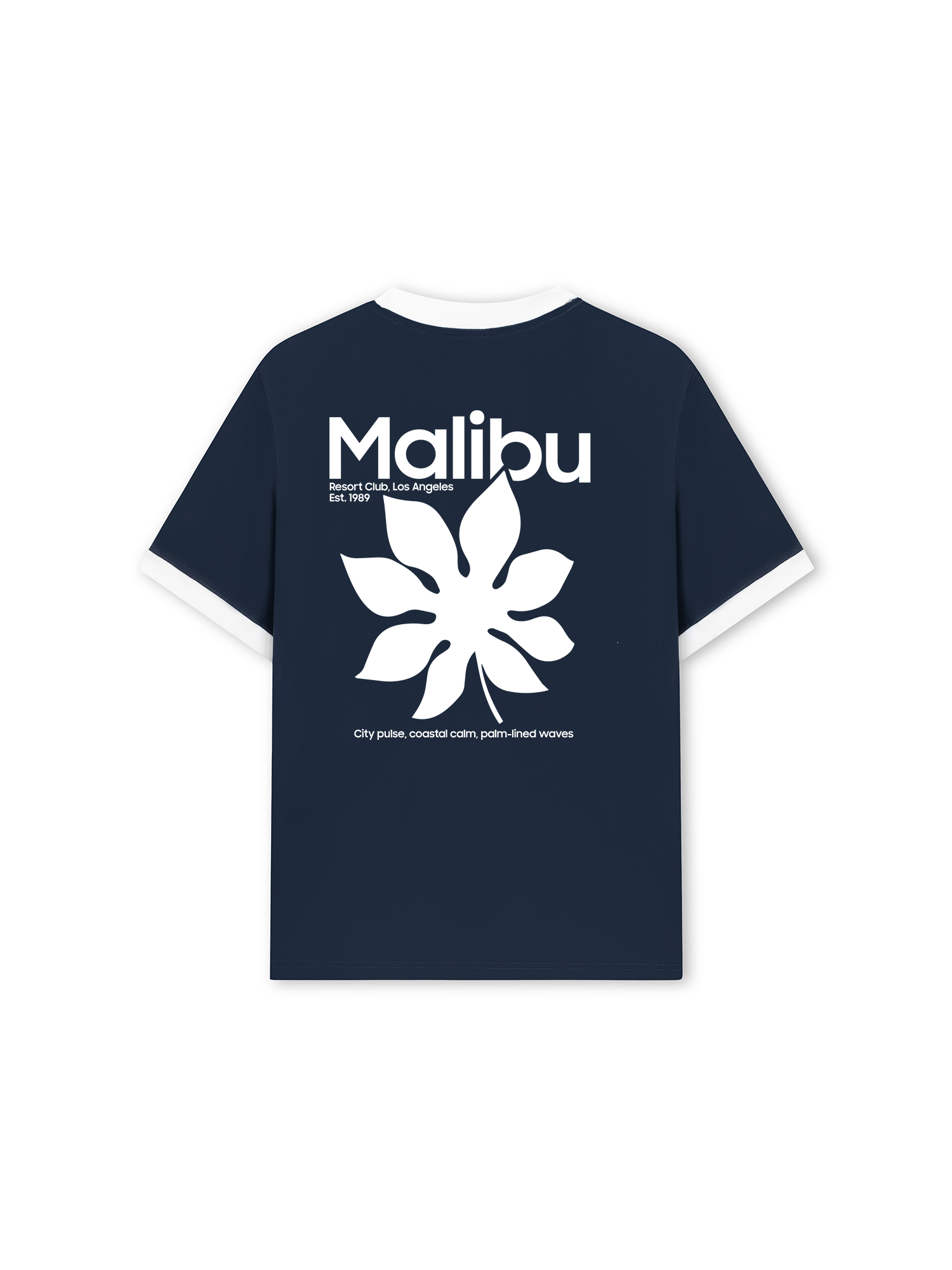 Áo Thun Ringer Relaxed Fit City Malibu