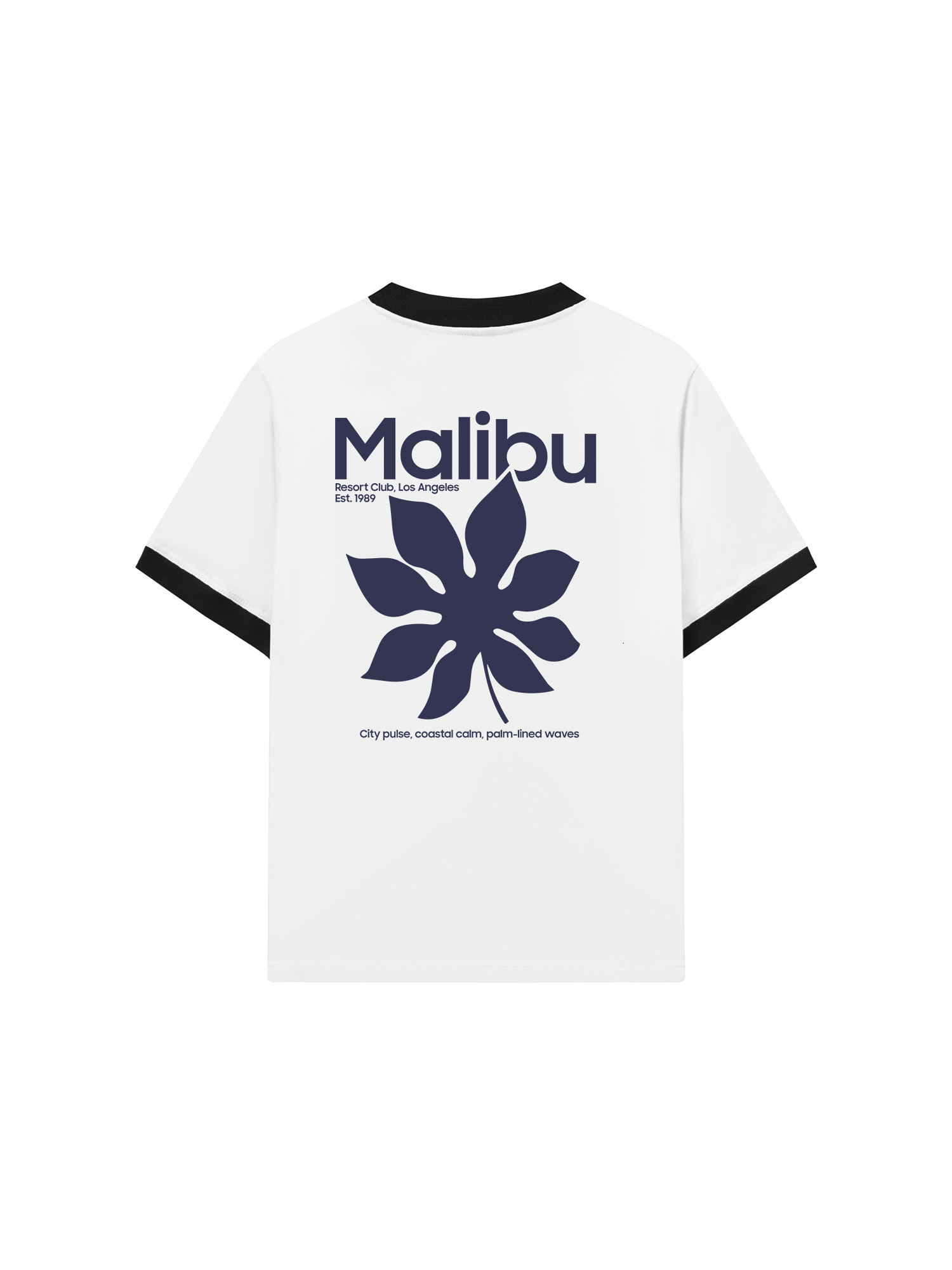 Áo Thun Ringer Relaxed Fit City Malibu