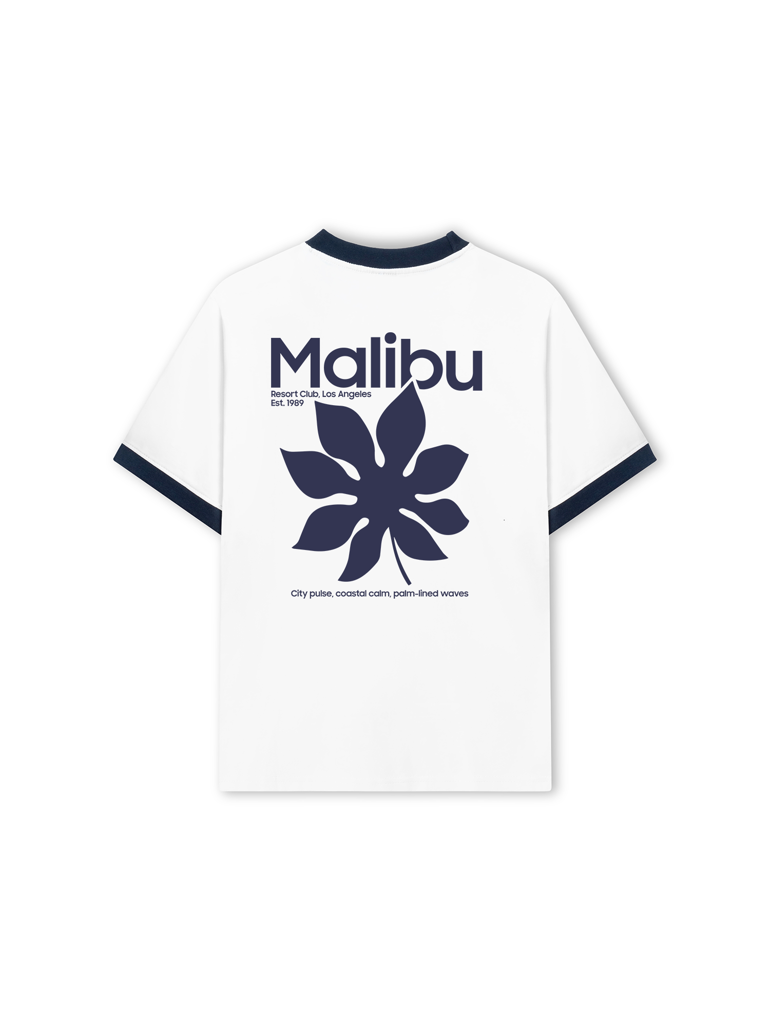 Áo Thun Ringer Relaxed Fit City Malibu