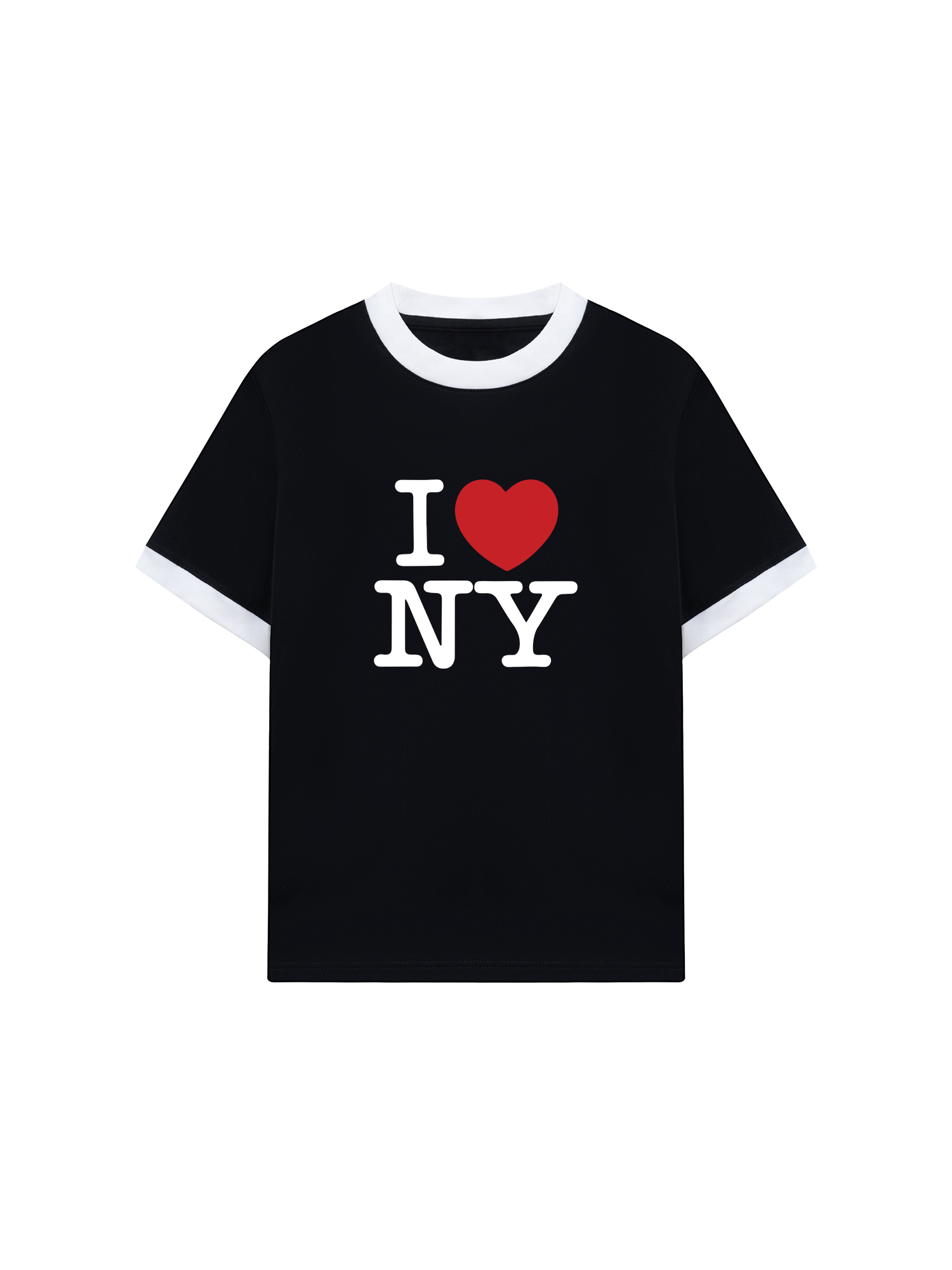Áo Thun Ringer Relaxed Fit City I Love NY
