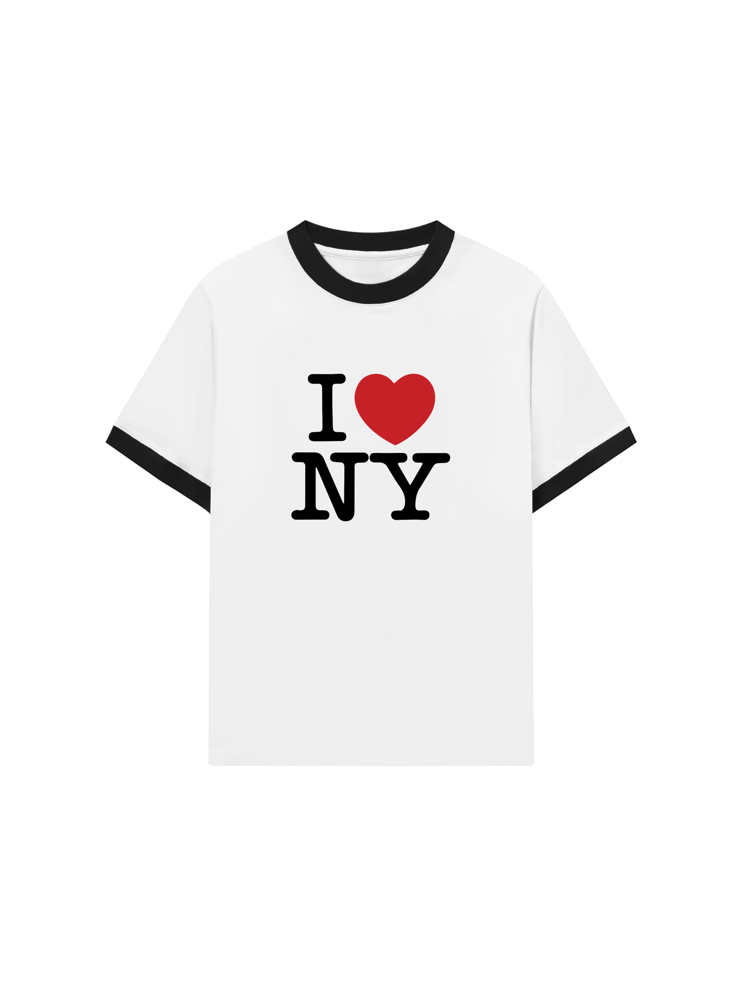 Áo Thun Ringer Relaxed Fit City I Love NY