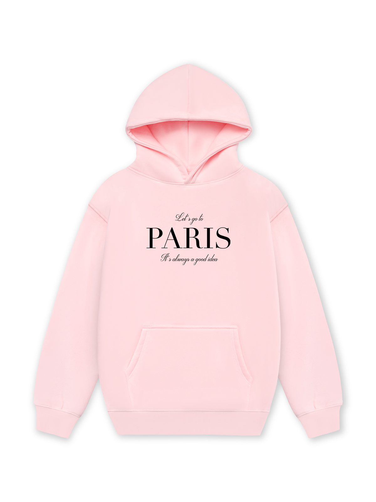 Áo Hoodie Nỉ Hai Da City Let's go to Paris