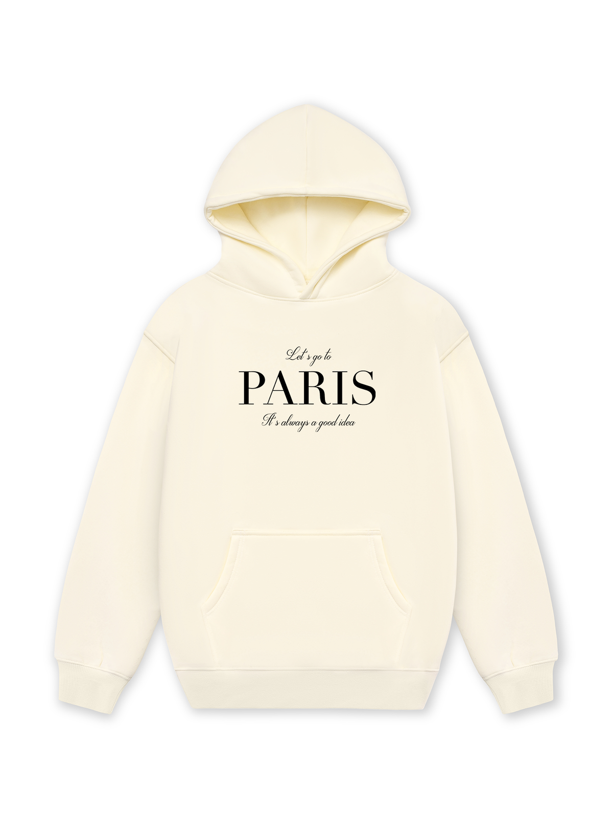 Áo Hoodie Nỉ Hai Da City Let's go to Paris