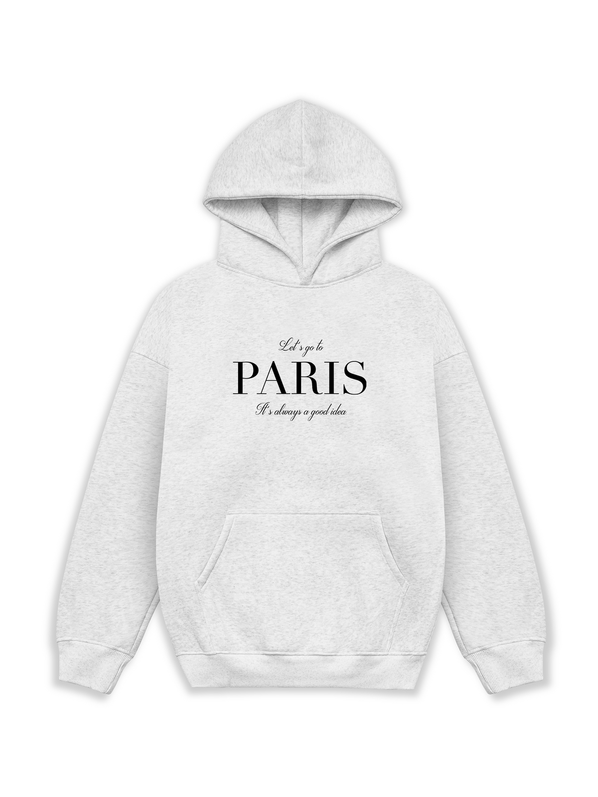 Áo Hoodie Nỉ Hai Da City Let's go to Paris