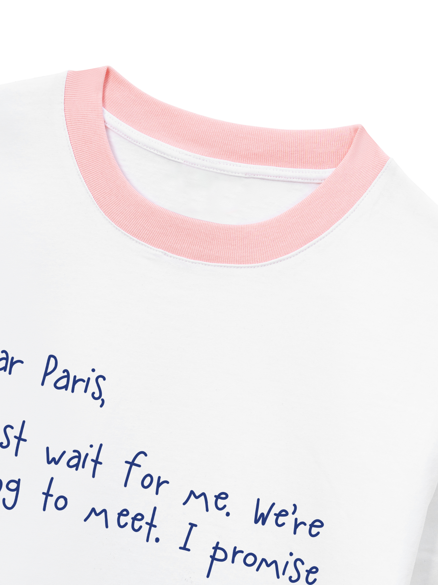 Áo Thun Ringer Relaxed Fit City Dear Paris
