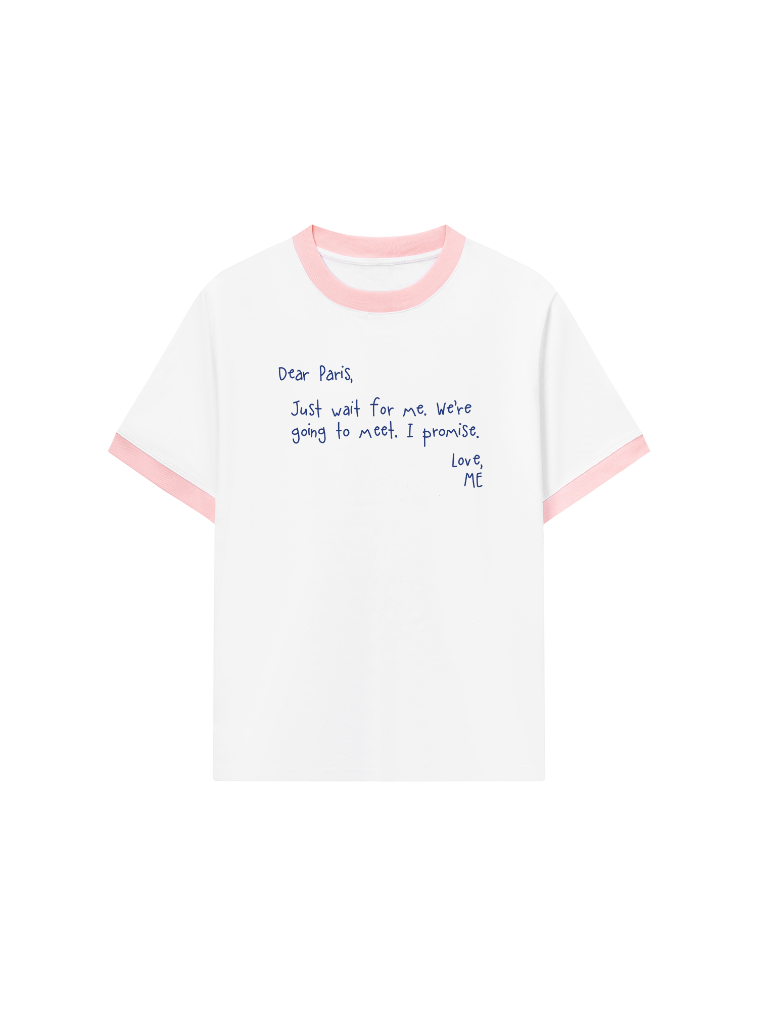 Áo Thun Ringer Relaxed Fit City Dear Paris
