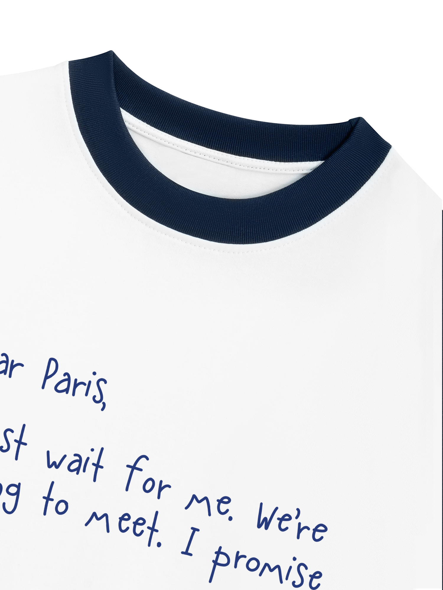 Áo Thun Ringer Relaxed Fit City Dear Paris