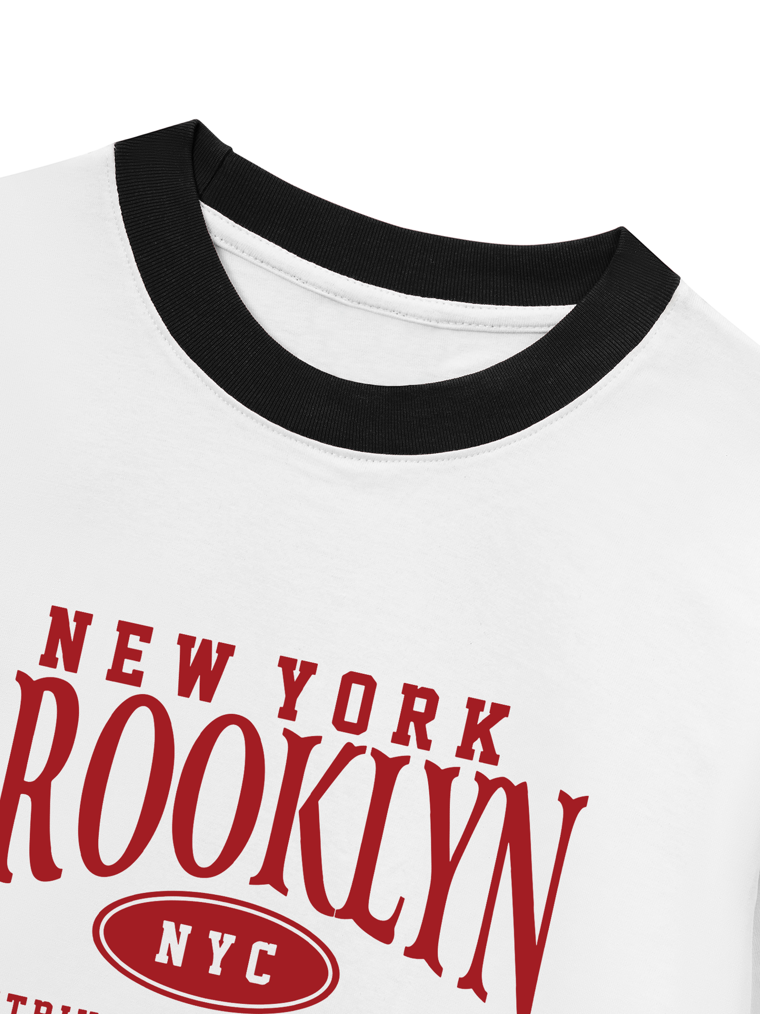 Áo Thun Ringer Relaxed Fit City New York Brooklyn
