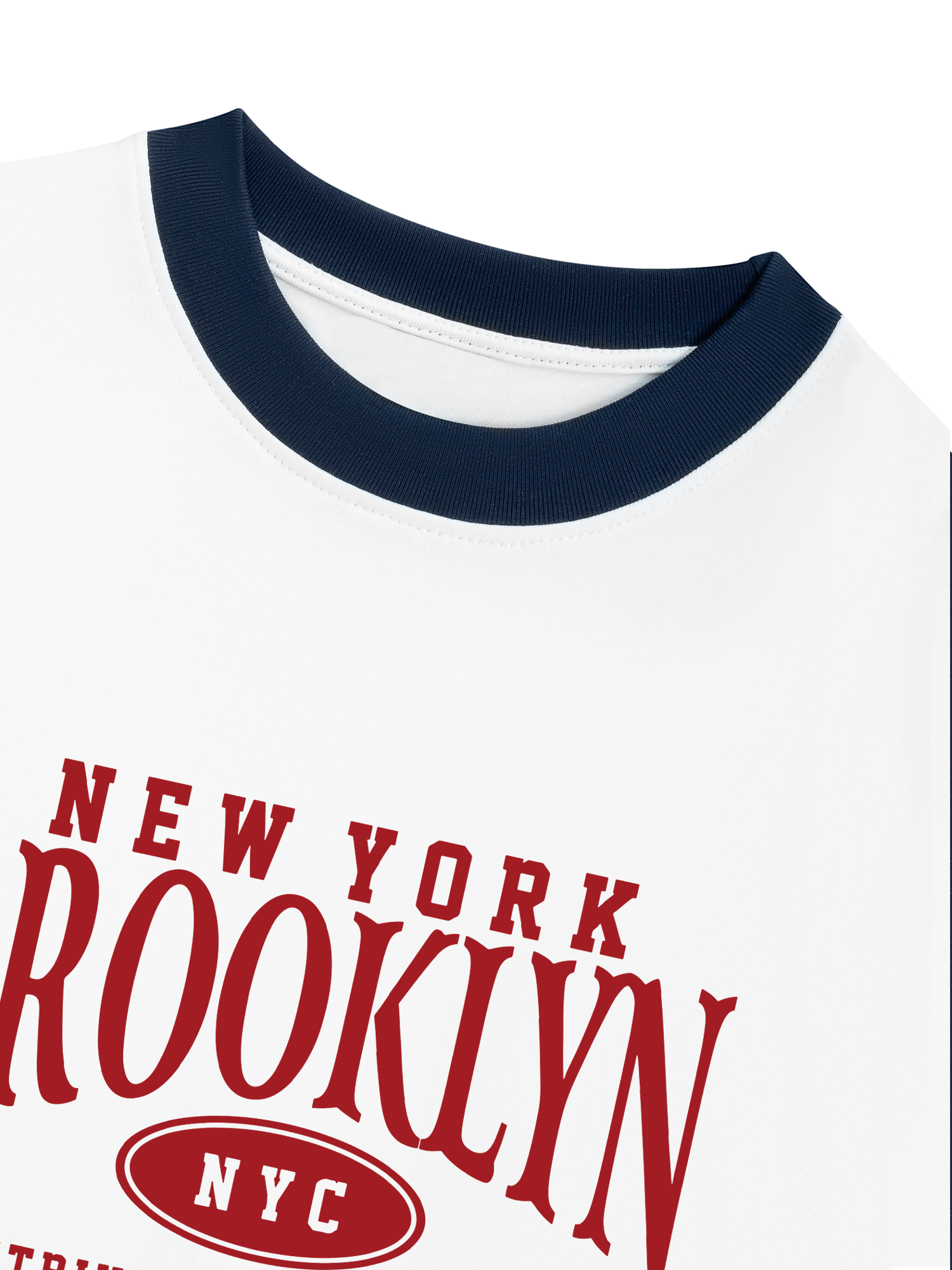 Áo Thun Ringer Relaxed Fit City New York Brooklyn