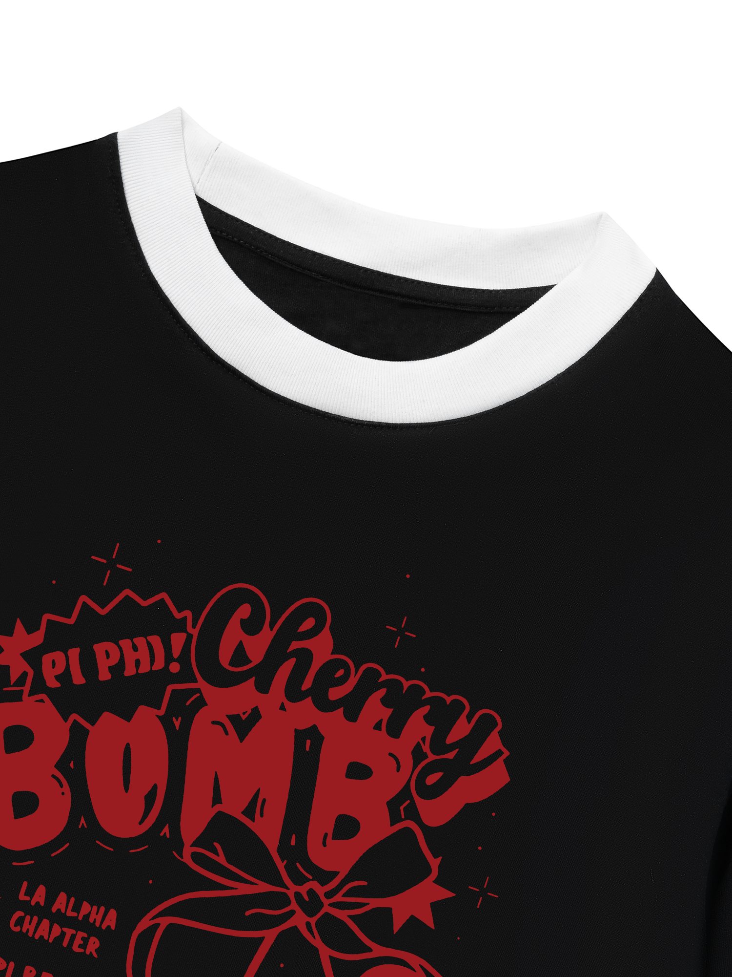 Áo Thun Ringer Relaxed Fit Tropical Cherry Bomb