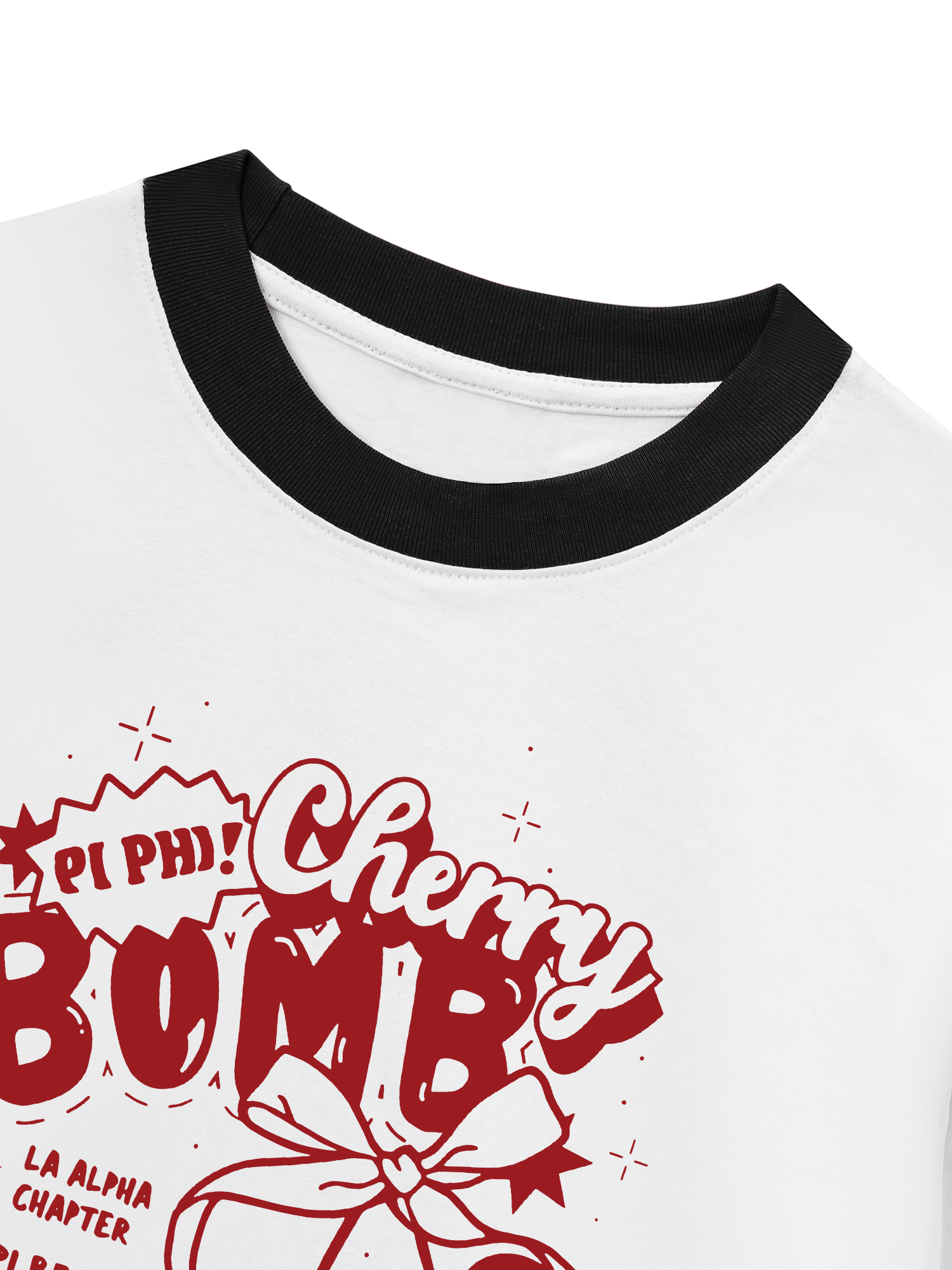 Áo Thun Ringer Relaxed Fit Tropical Cherry Bomb