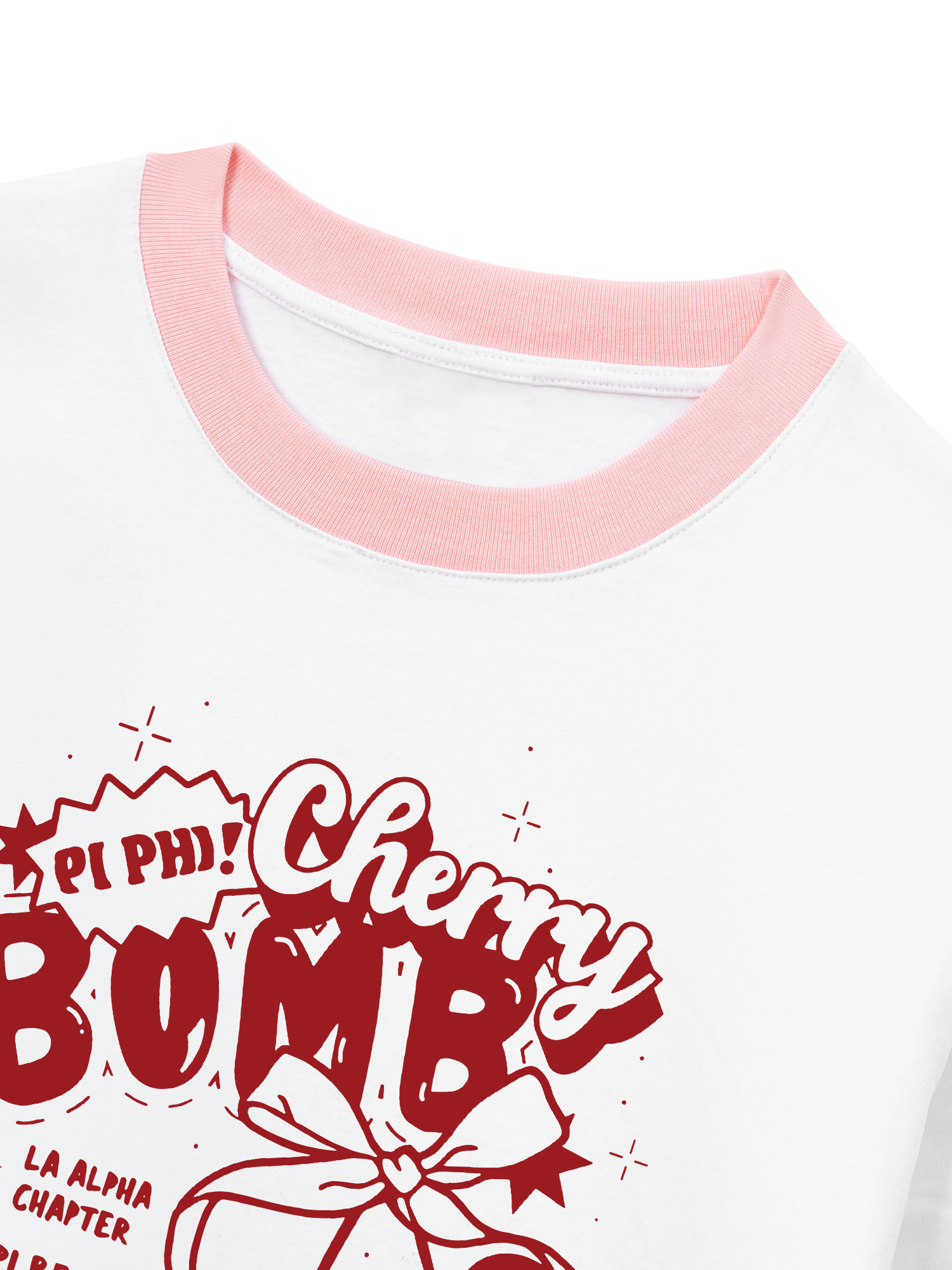Áo Thun Ringer Relaxed Fit Tropical Cherry Bomb