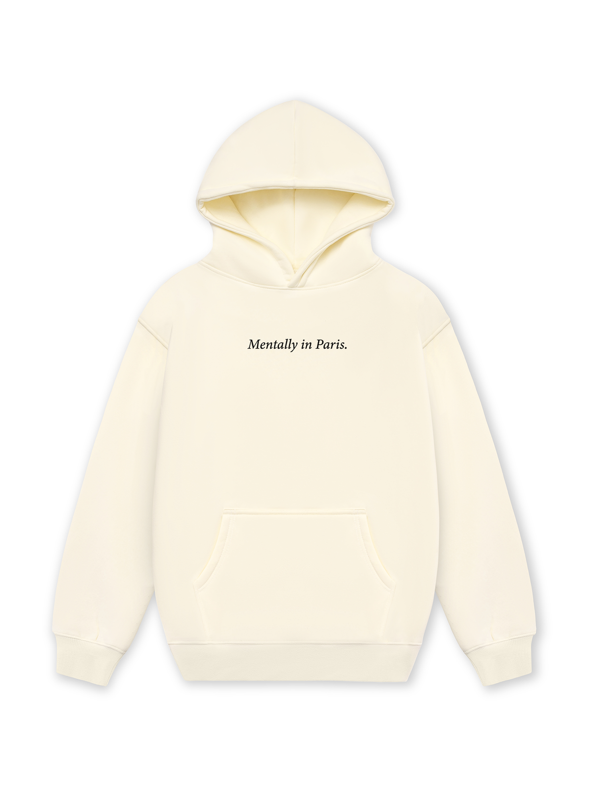 Áo Hoodie Nỉ Hai Da Mentally In Paris
