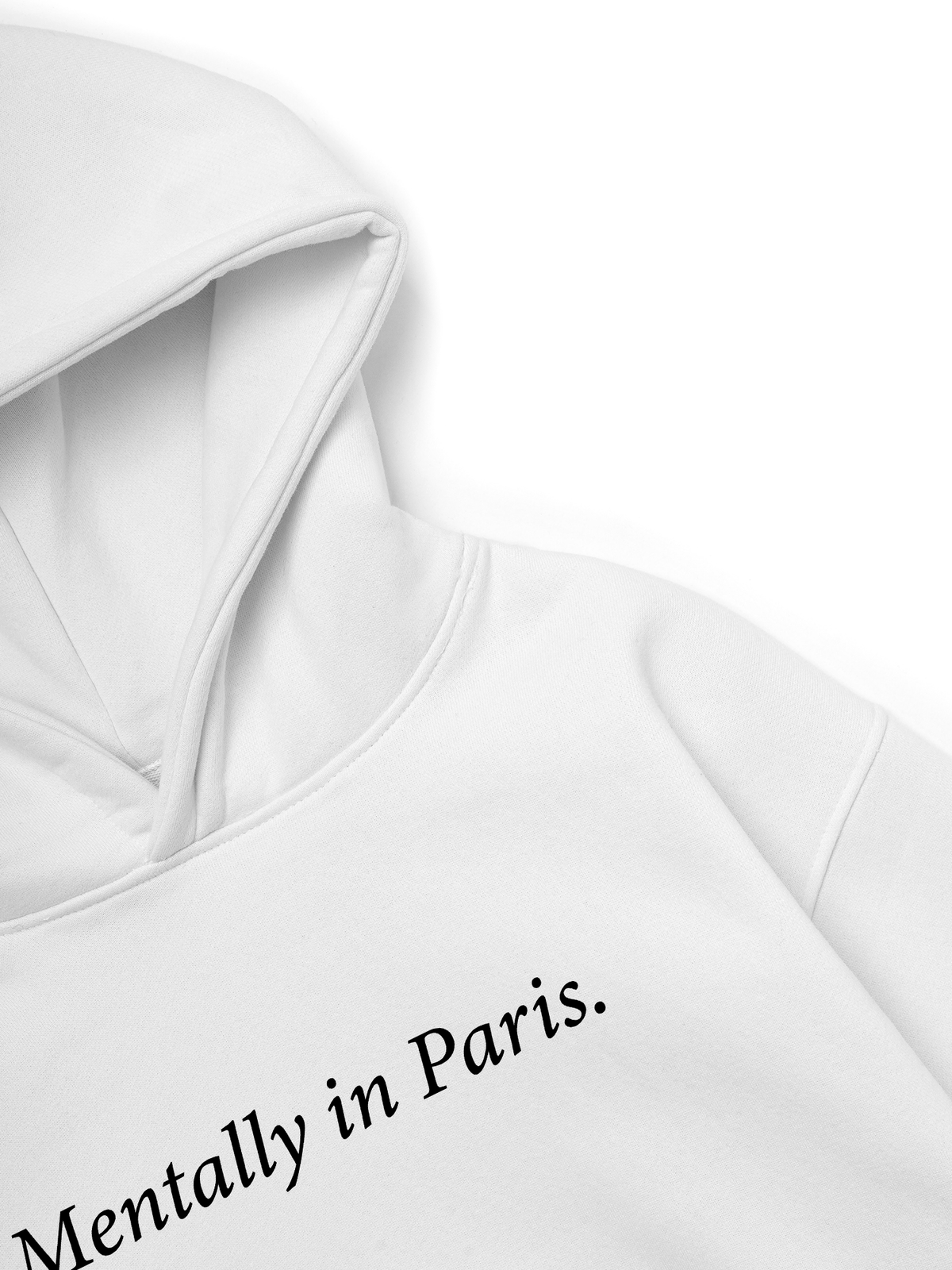 Áo Hoodie Nỉ Hai Da Mentally In Paris