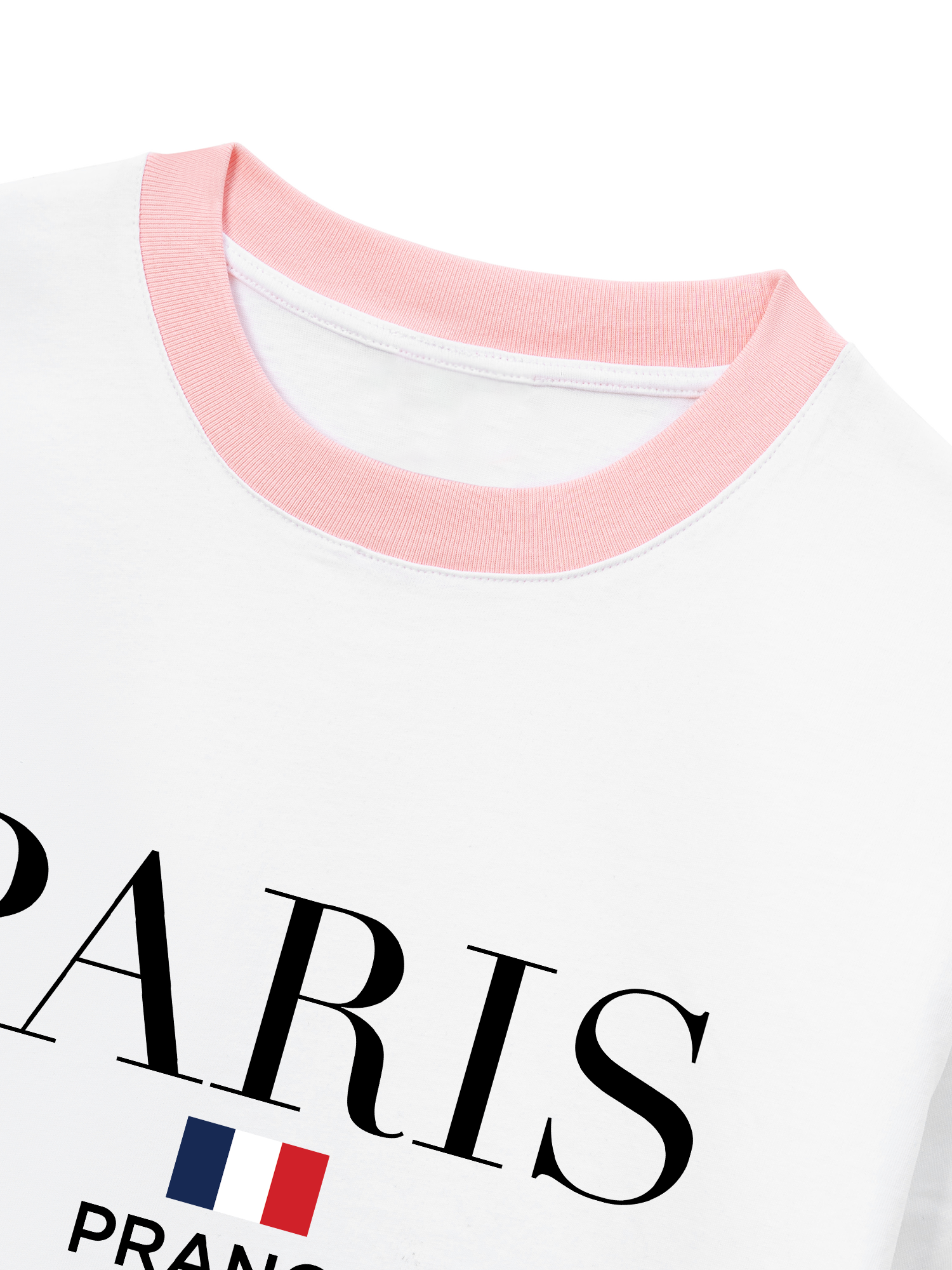 Áo Thun Ringer Relaxed Fit City Paris Prance