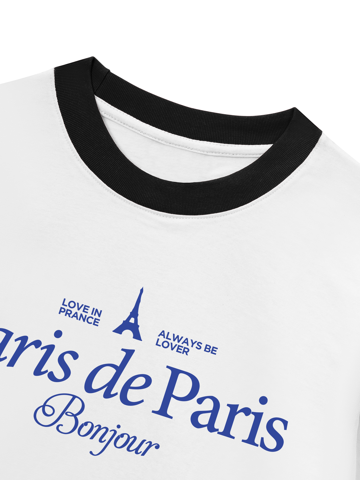Áo Thun Ringer Relaxed Fit City Paris Prance