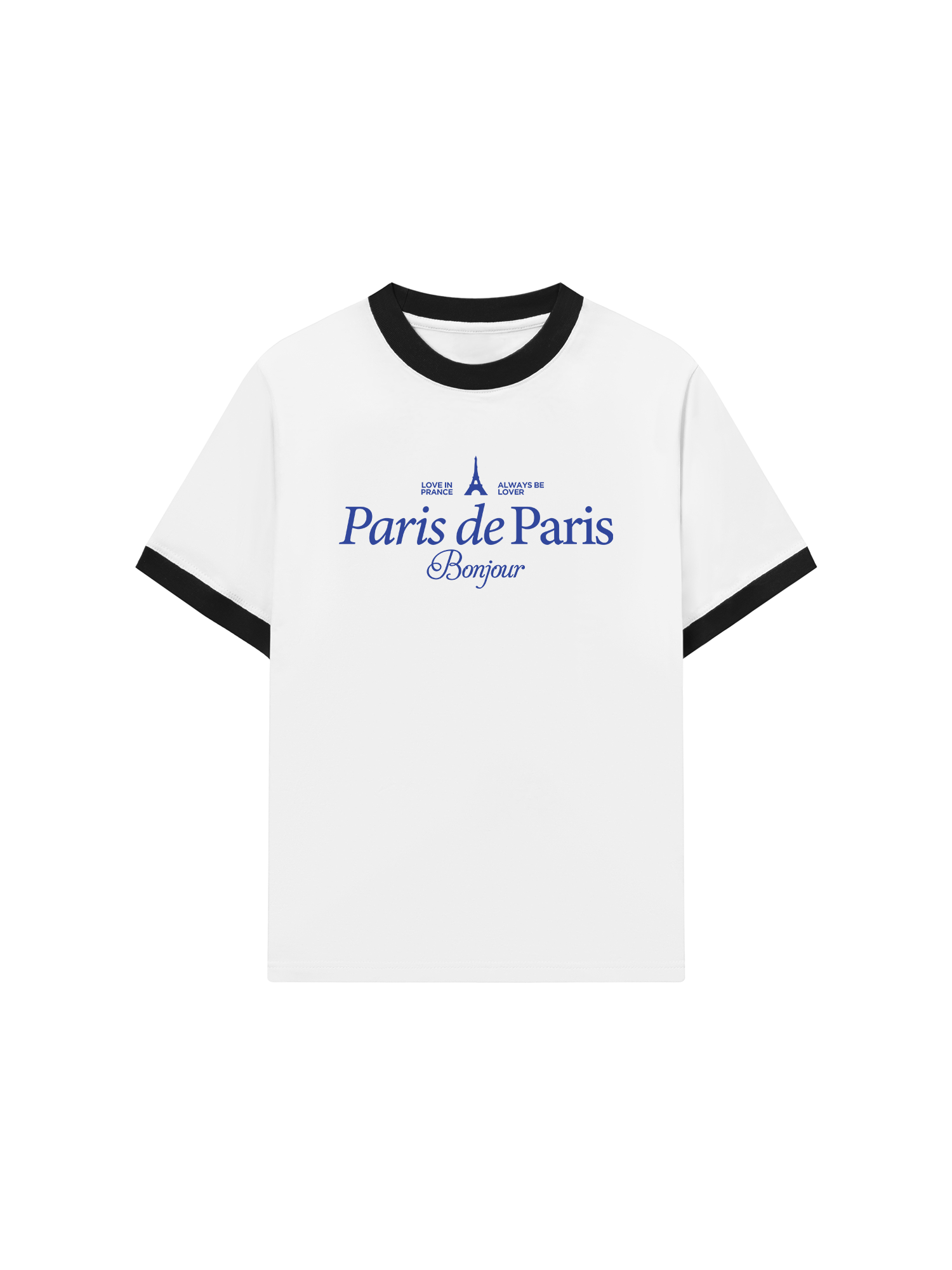Áo Thun Ringer Relaxed Fit City Paris Prance