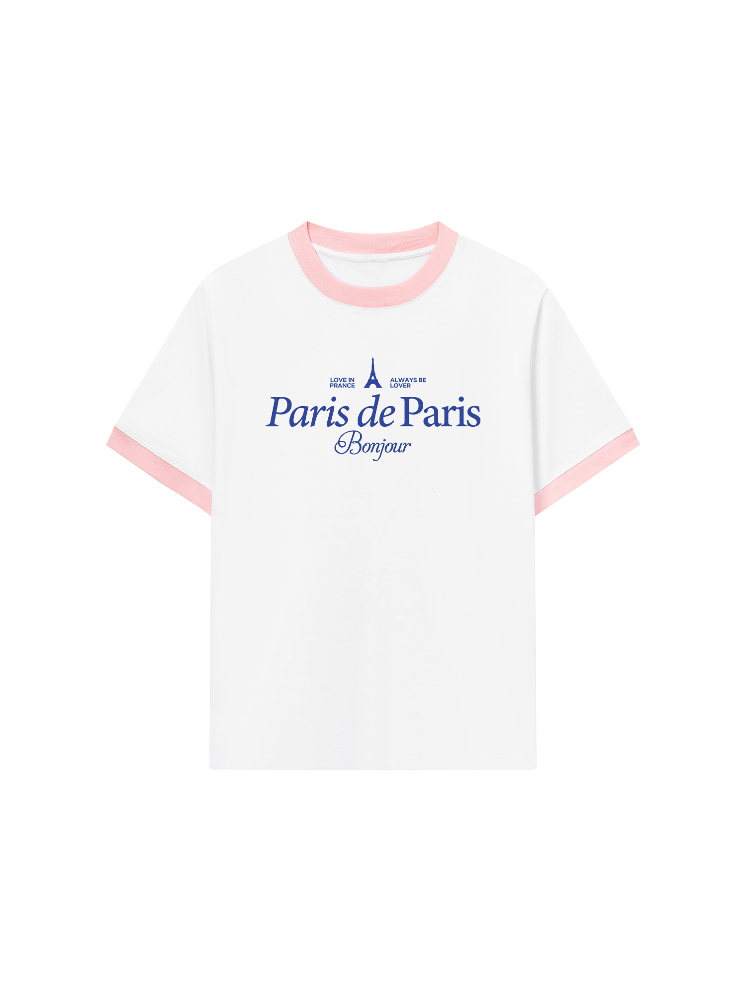Áo Thun Ringer Relaxed Fit City Paris Prance