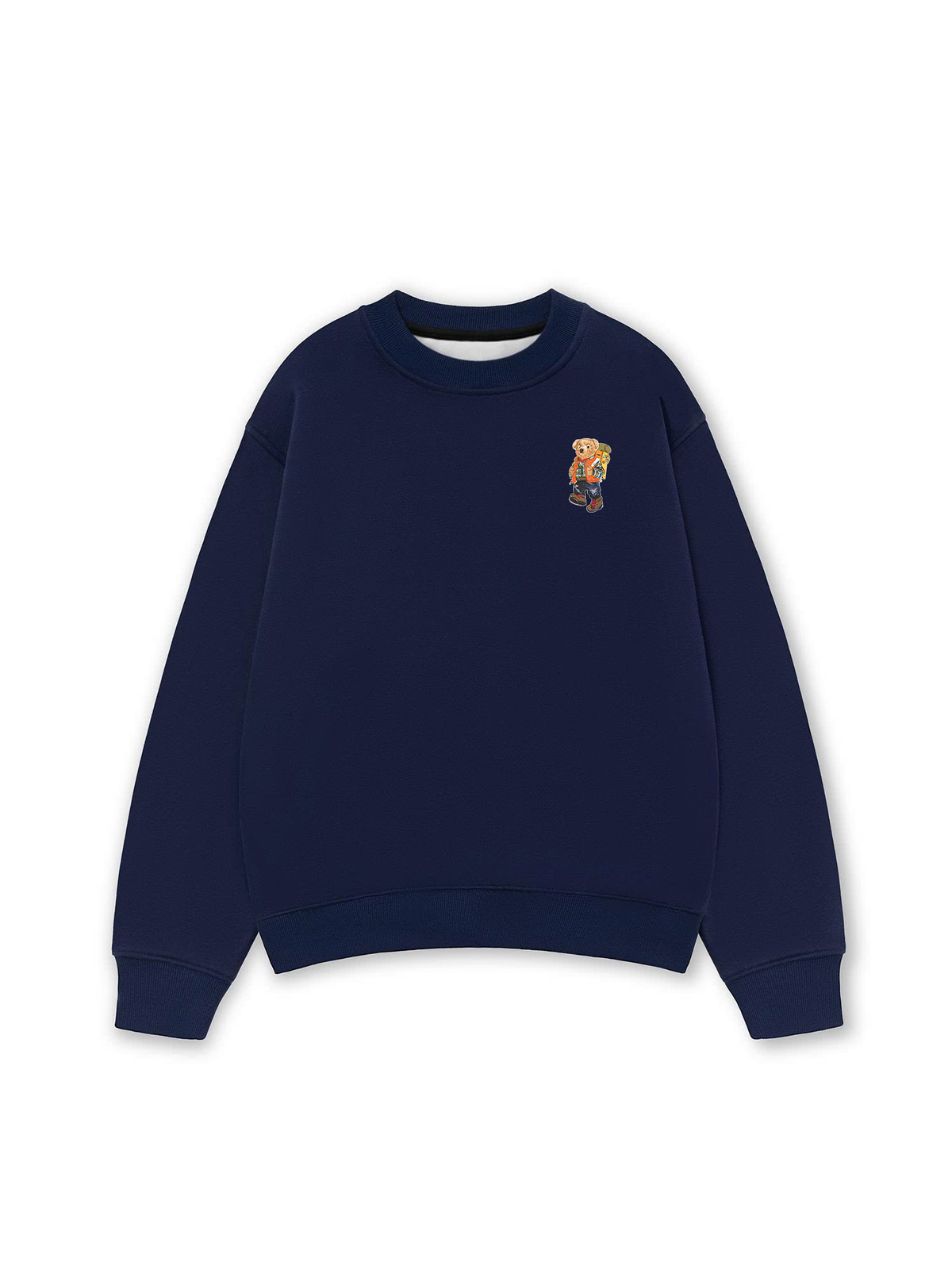 Áo Sweater Nỉ Hai Da Winter Camper Bear