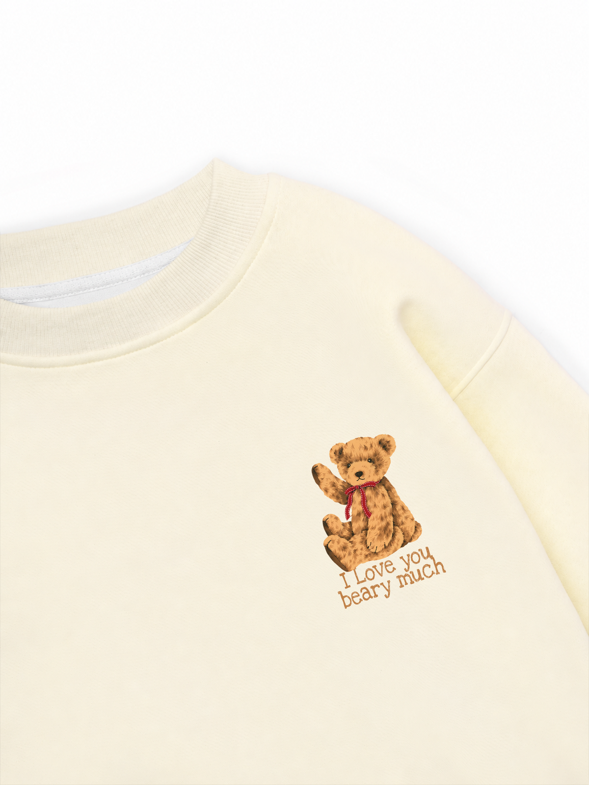 Áo Sweater Nỉ Hai Da Brown Bear