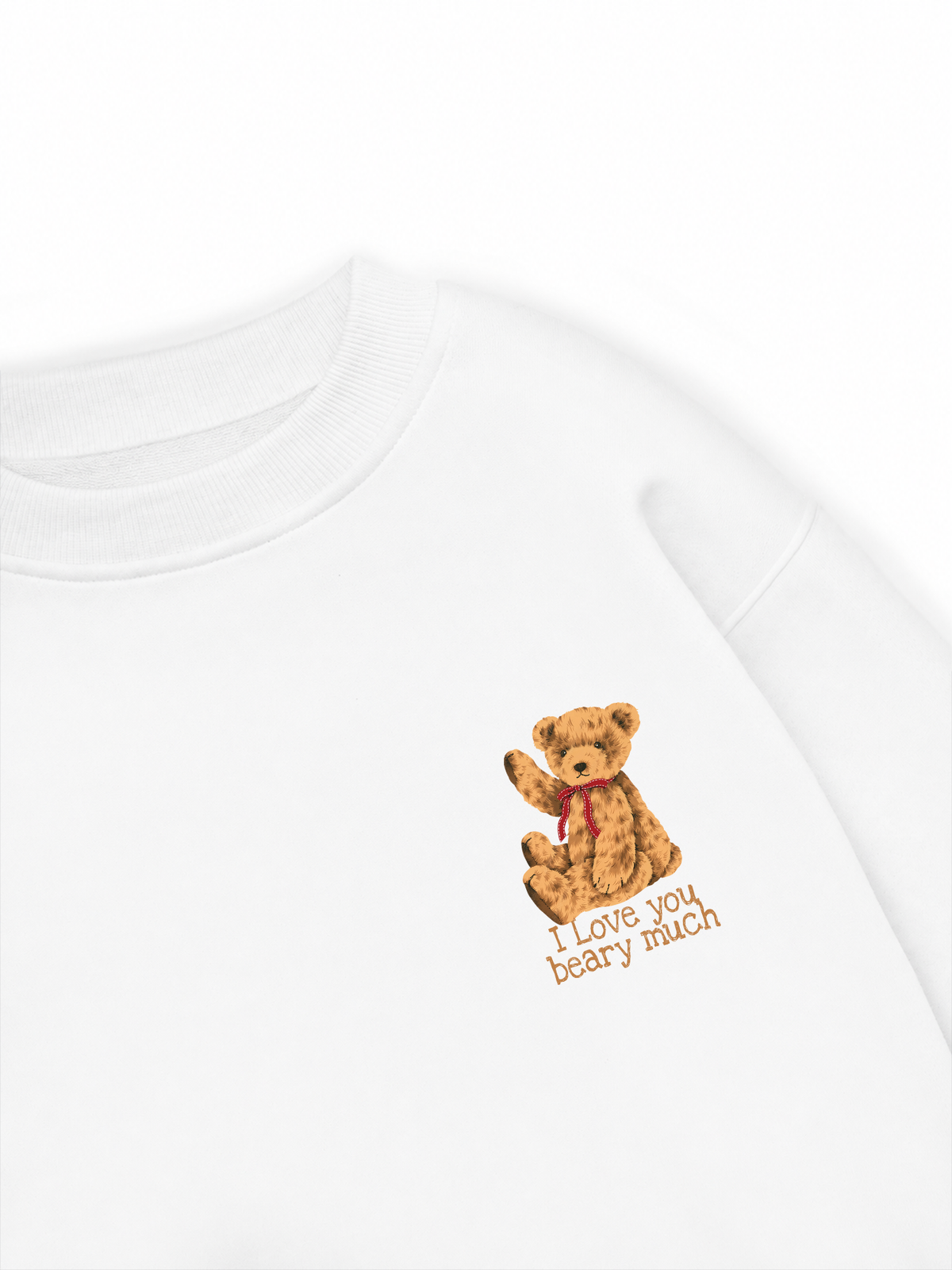 Áo Sweater Nỉ Hai Da Brown Bear