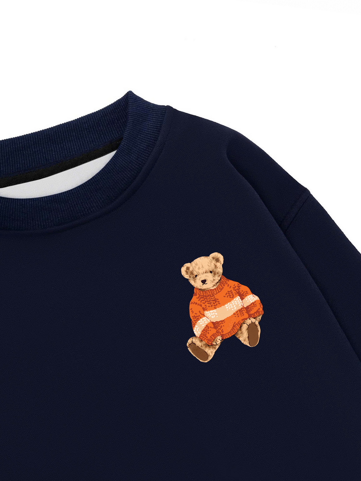 Áo Sweater Nỉ Hai Da Vintage Bear
