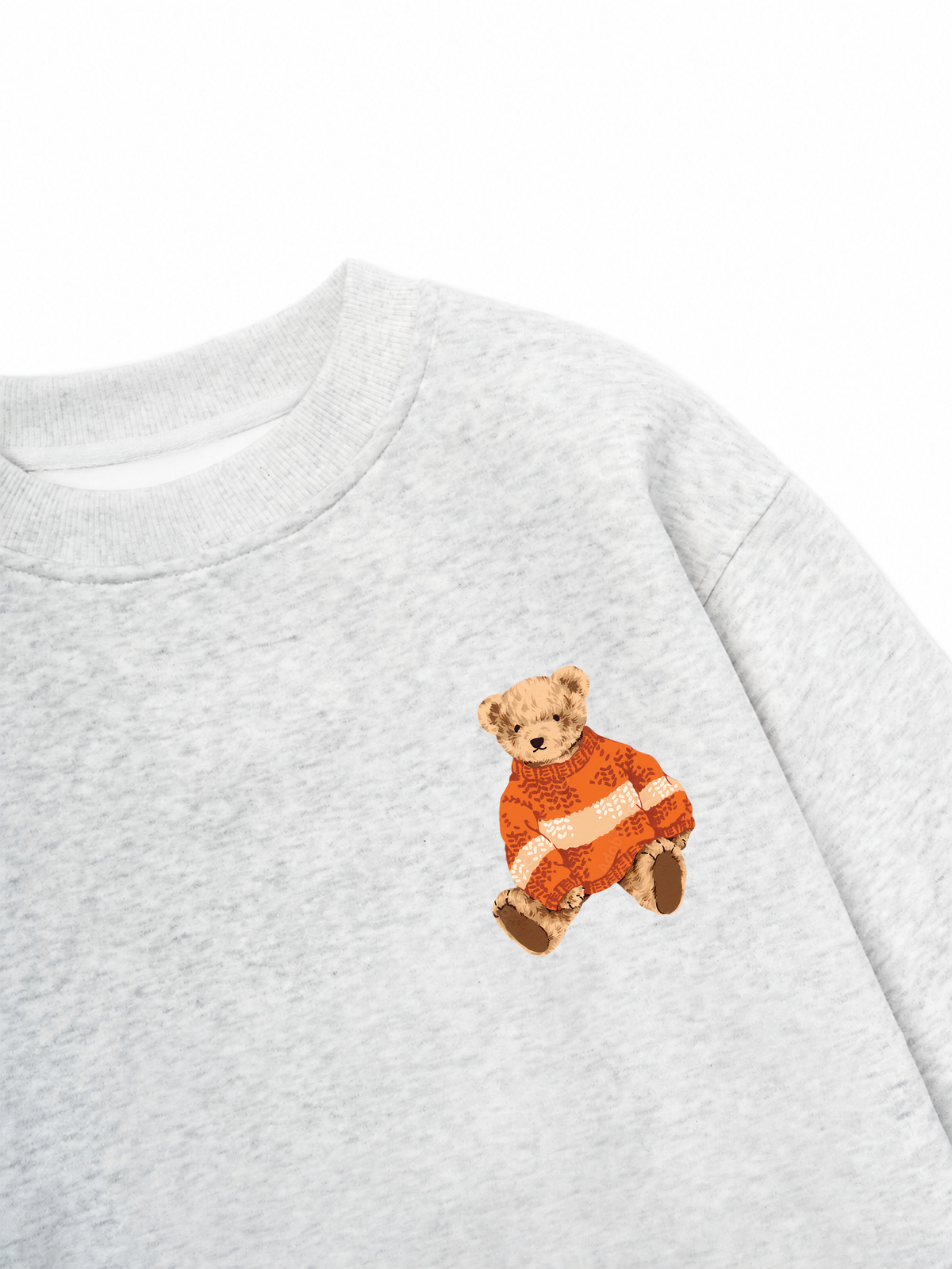 Áo Sweater Nỉ Hai Da Vintage Bear