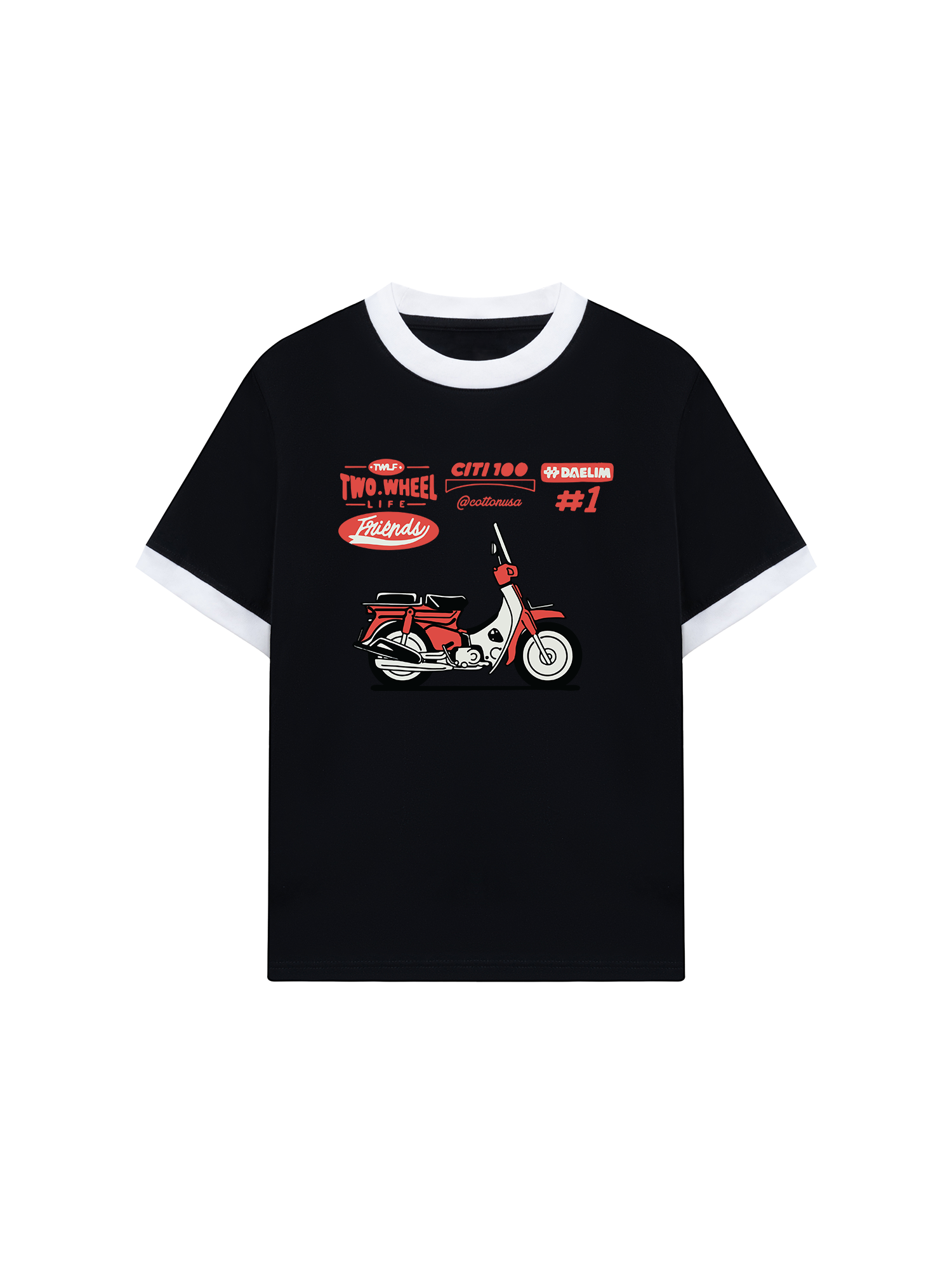 Áo Thun Ringer Relaxed Fit Citi 100 DAELIM