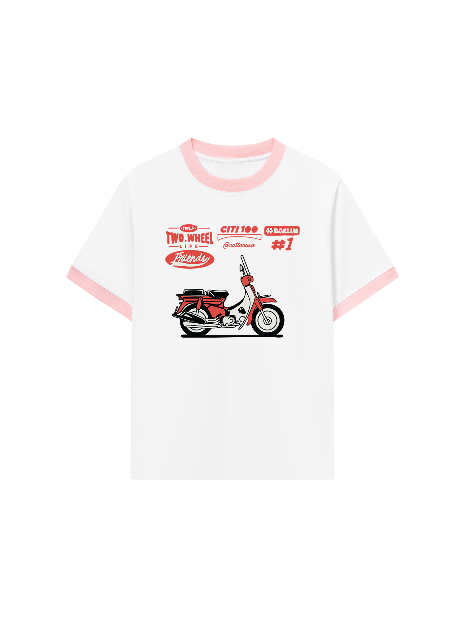 Áo Thun Ringer Relaxed Fit Citi 100 DAELIM