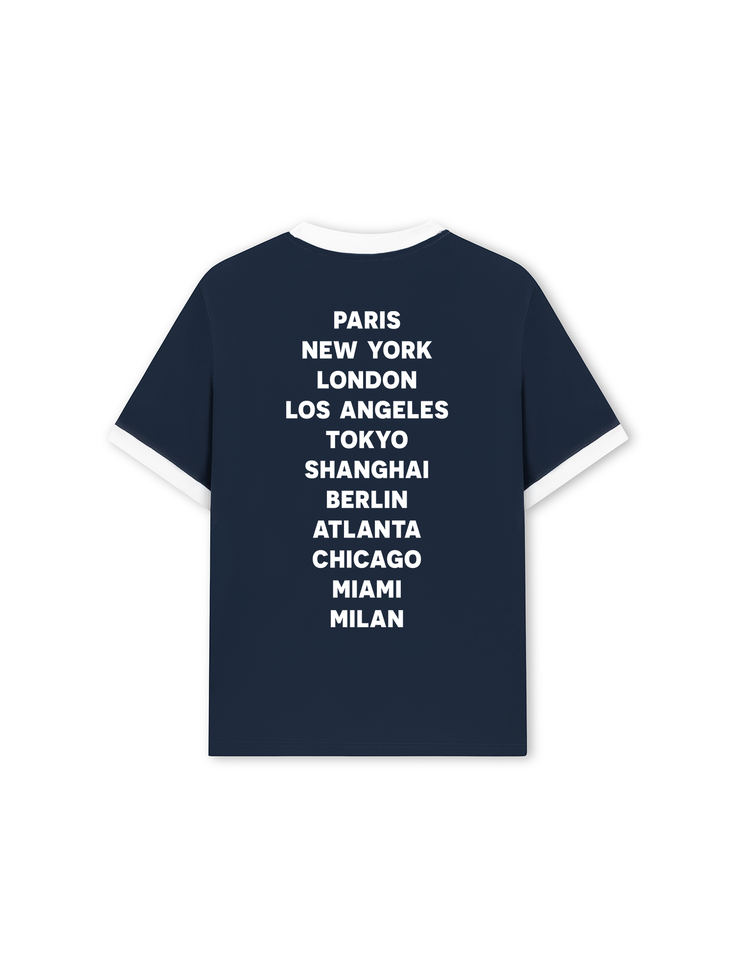 Áo Thun Ringer Relaxed Fit Cities I Love