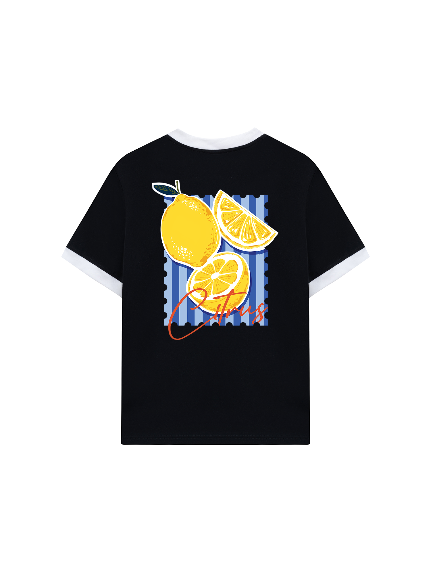 Áo Thun Ringer Relaxed Fit Tropical Citrus fruit