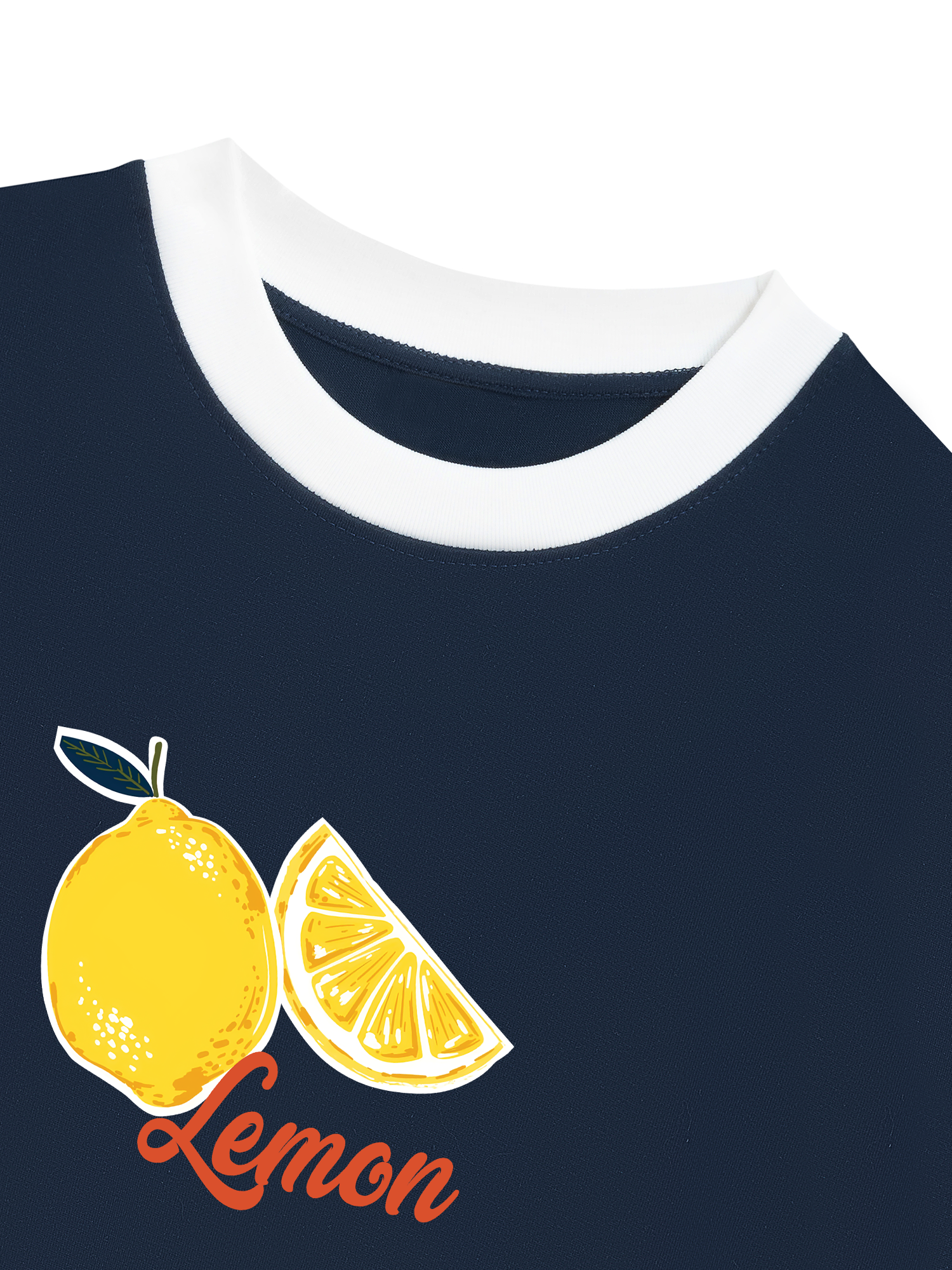 Áo Thun Ringer Relaxed Fit Tropical Citrus fruit