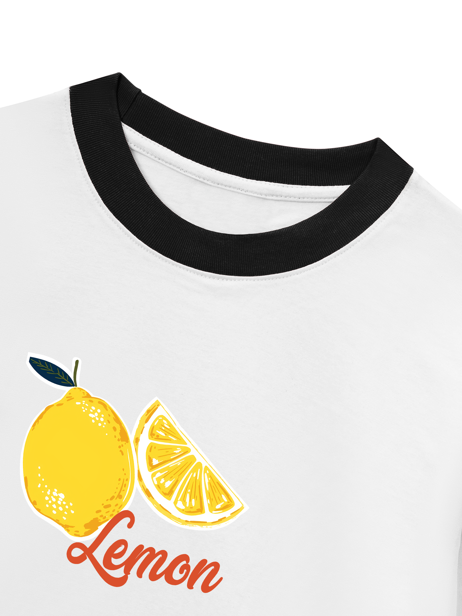 Áo Thun Ringer Relaxed Fit Tropical Citrus fruit