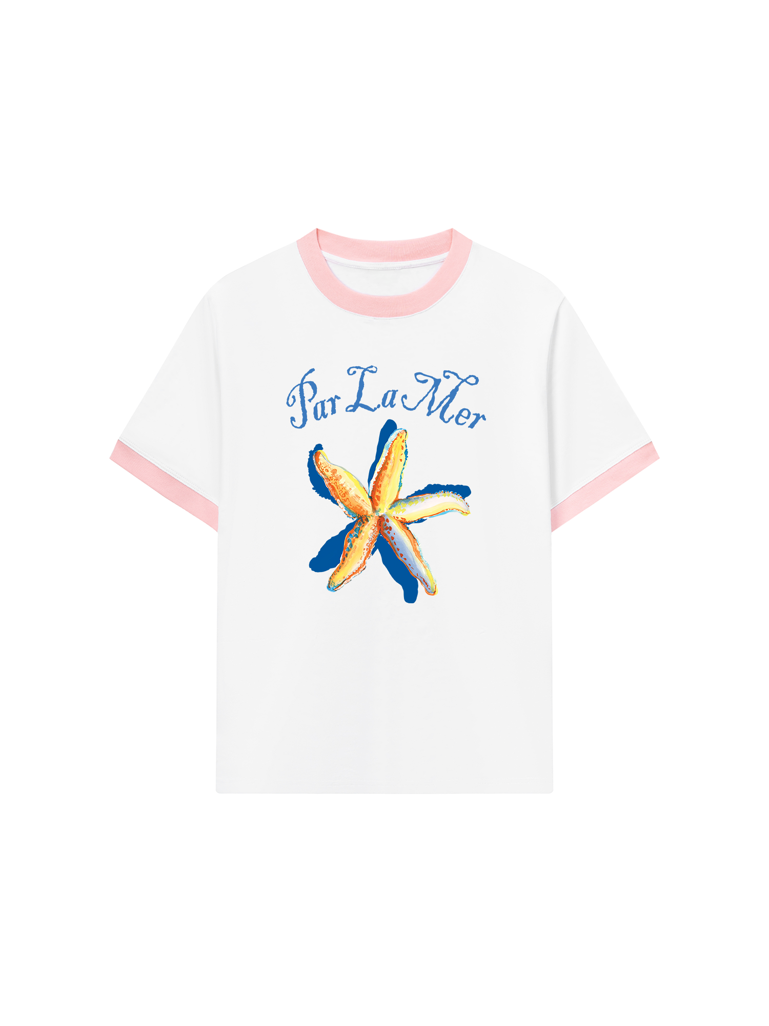 Áo Thun Ringer Relaxed Fit Tropical Par La Mer