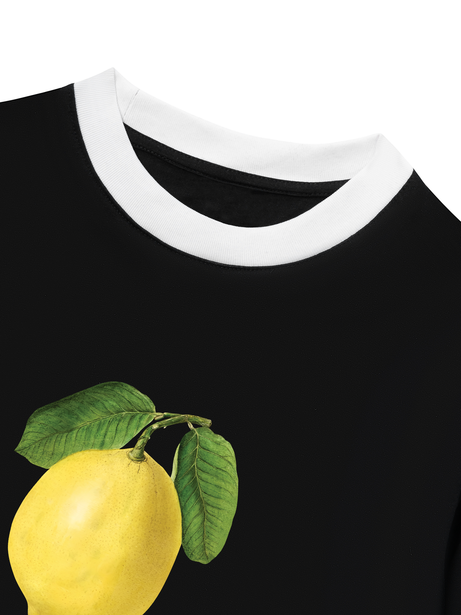 Áo Thun Ringer Relaxed Fit Tropical Lemon