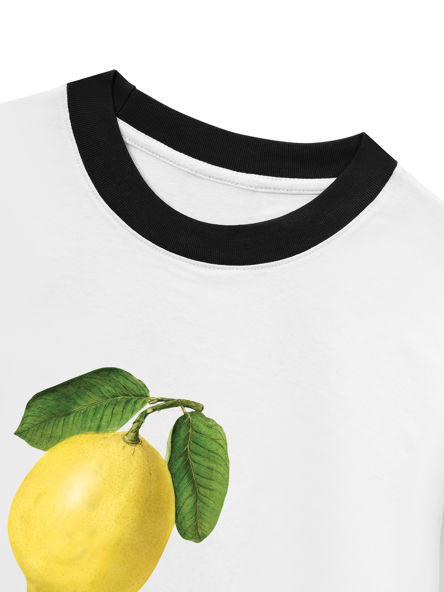 Áo Thun Ringer Relaxed Fit Tropical Lemon