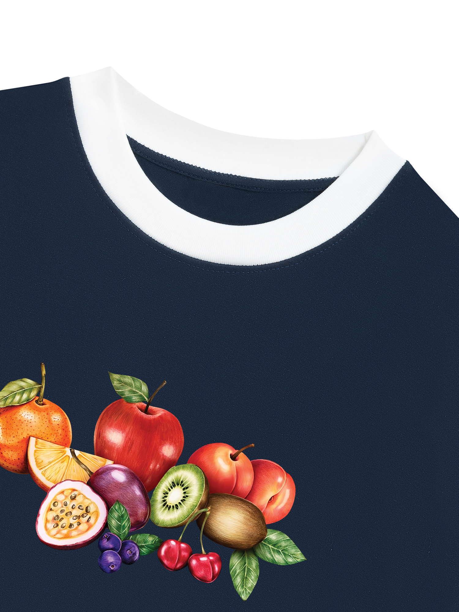 Áo Thun Ringer Relaxed Fit Tropical Sweet & Fruity