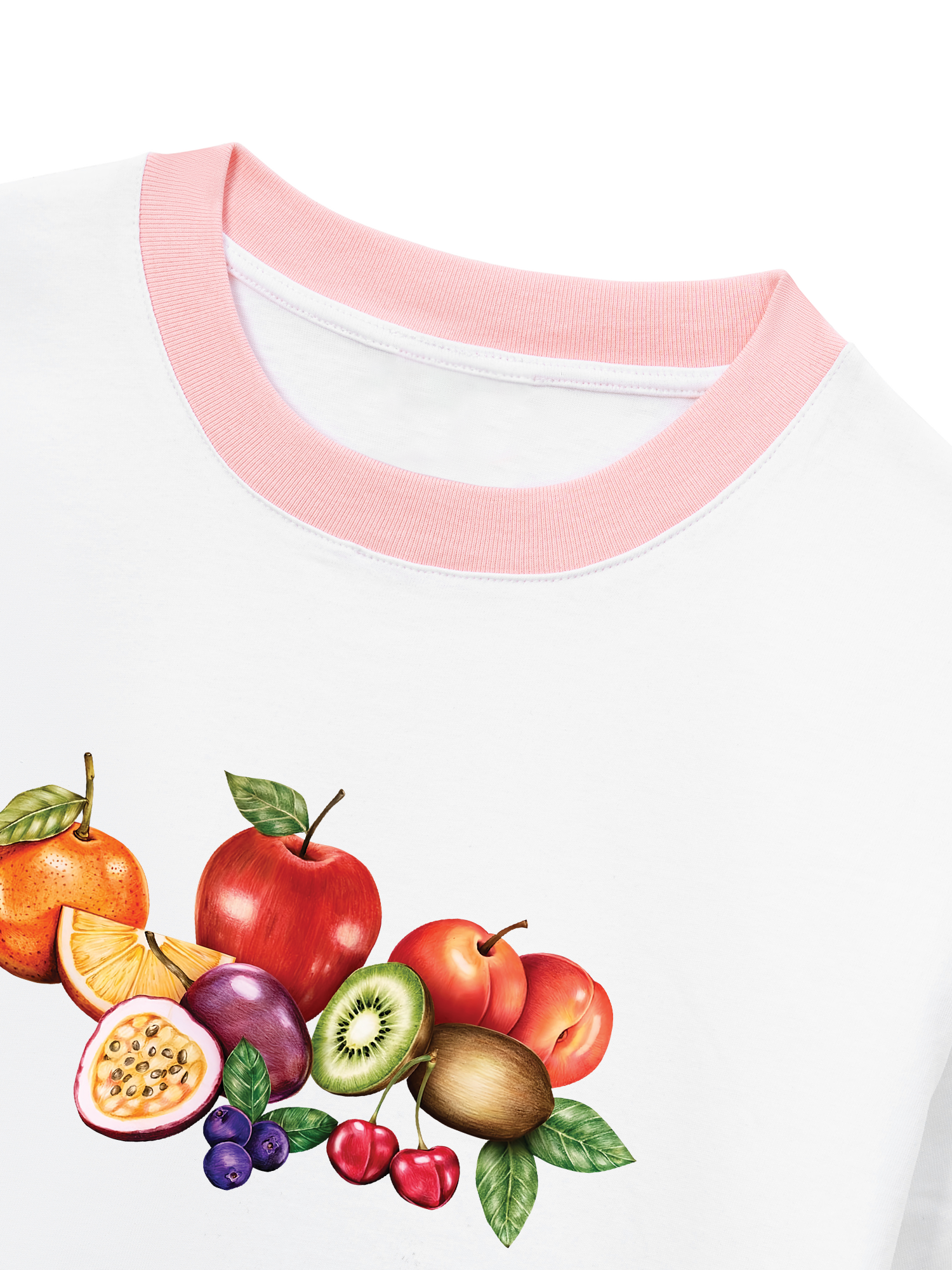 Áo Thun Ringer Relaxed Fit Tropical Sweet & Fruity