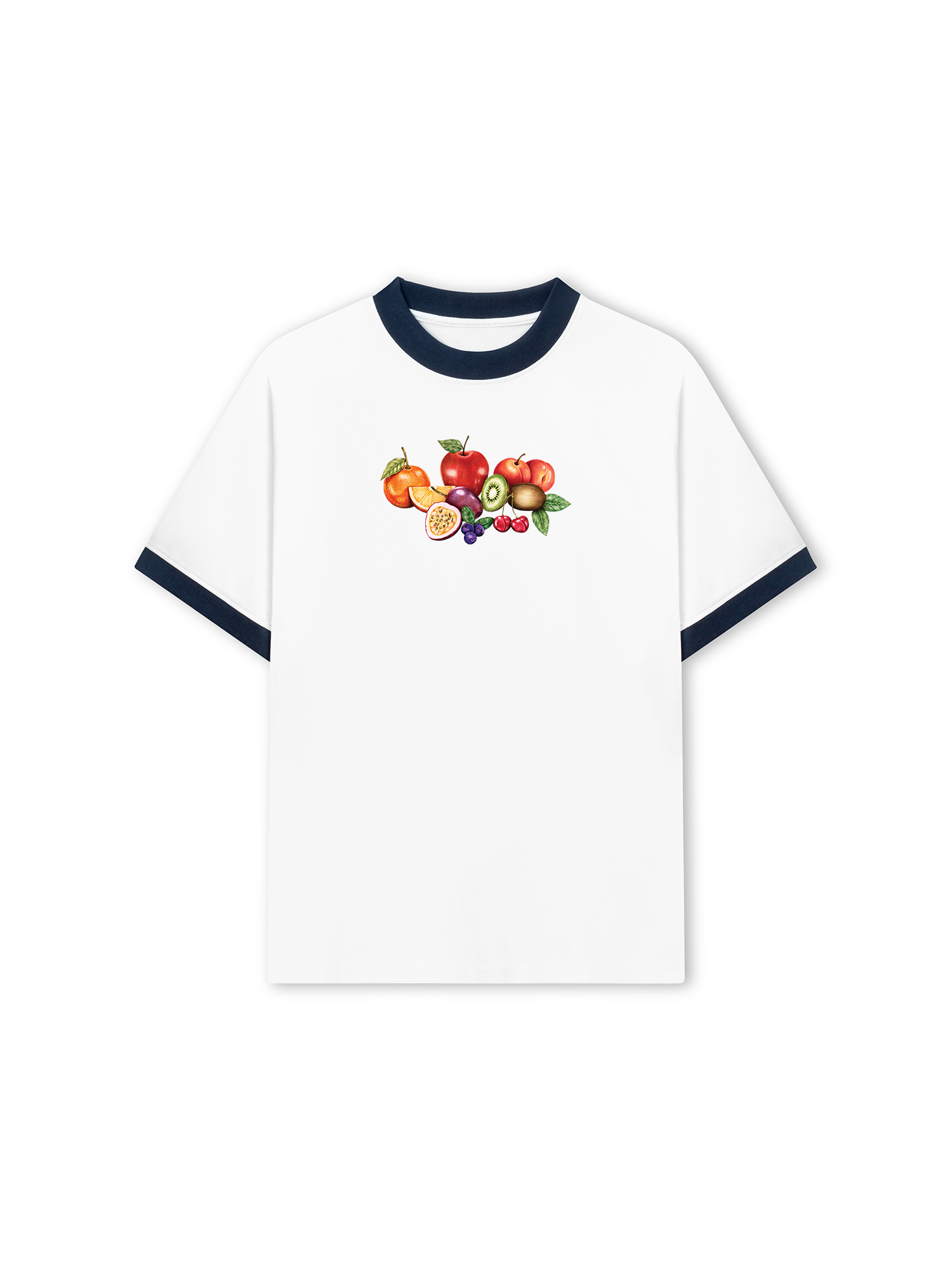 Áo Thun Ringer Relaxed Fit Tropical Sweet & Fruity
