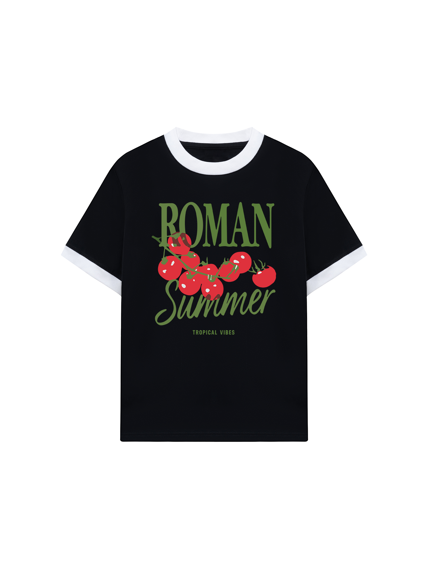 Áo Thun Ringer Relaxed Fit Roman Summer