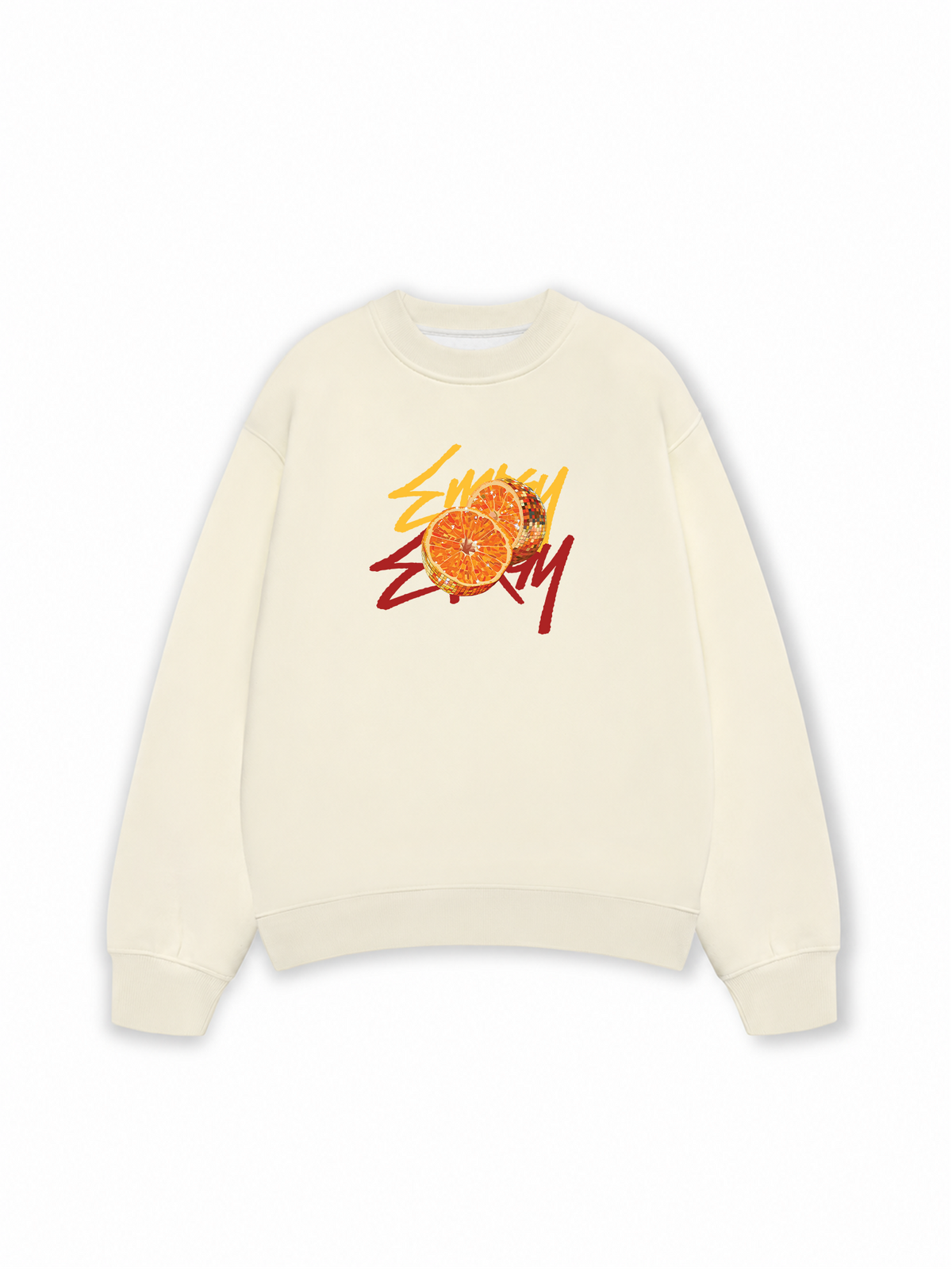 Áo Sweater Nỉ Hai Da Energy Tangerine Dream