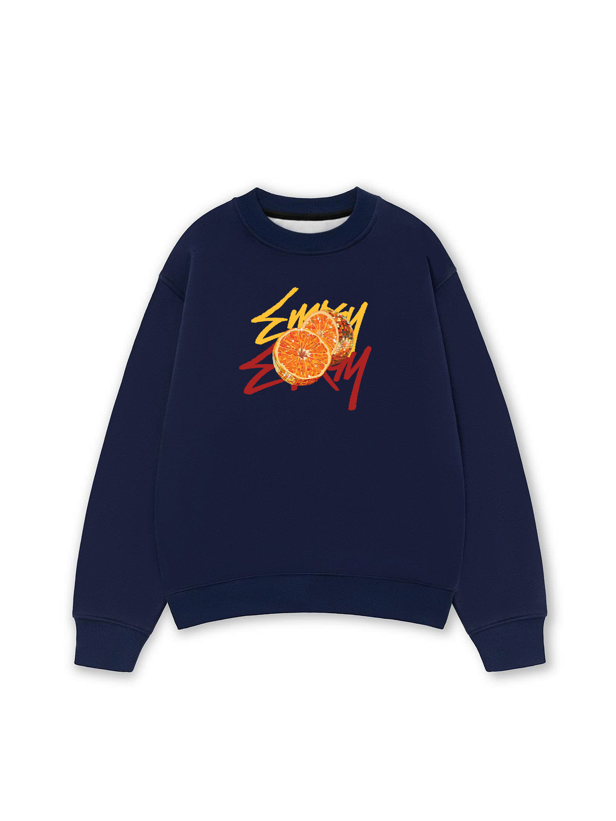 Áo Sweater Nỉ Hai Da Energy Tangerine Dream
