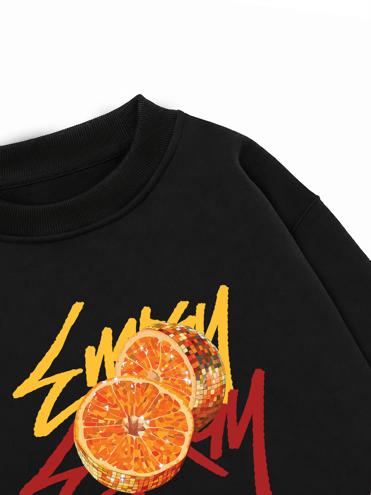 Áo Sweater Nỉ Hai Da Energy Tangerine Dream
