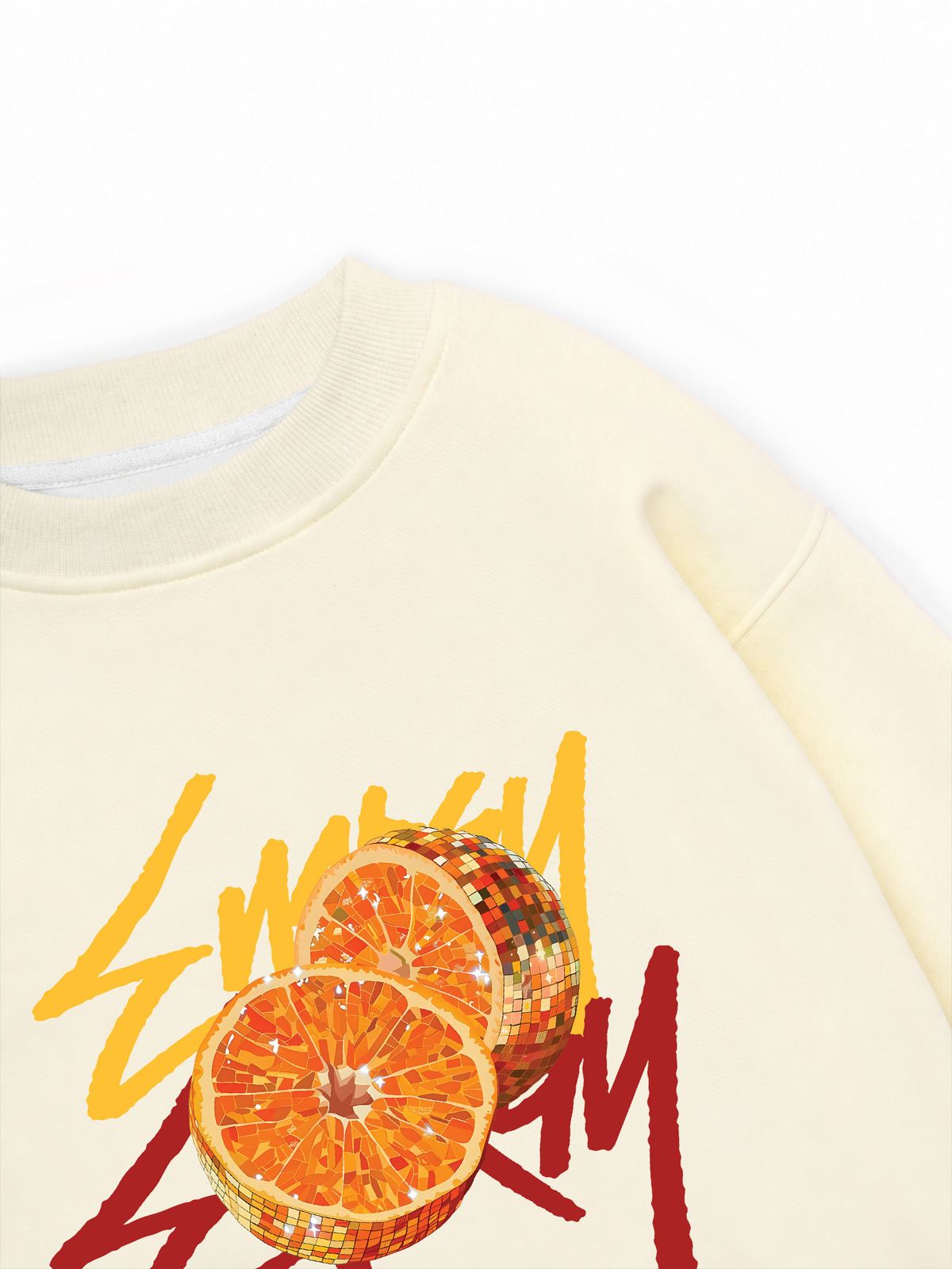 Áo Sweater Nỉ Hai Da Energy Tangerine Dream